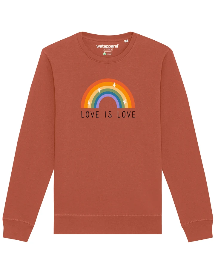 Watapparel Sweatshirt Love is Love