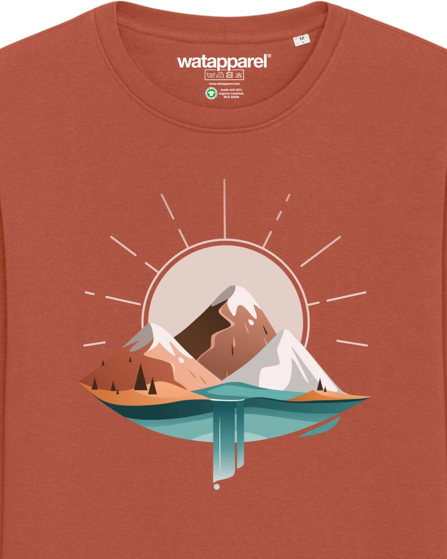 Watapparel Sweatshirt Sunrise & Lake – Ansicht 3