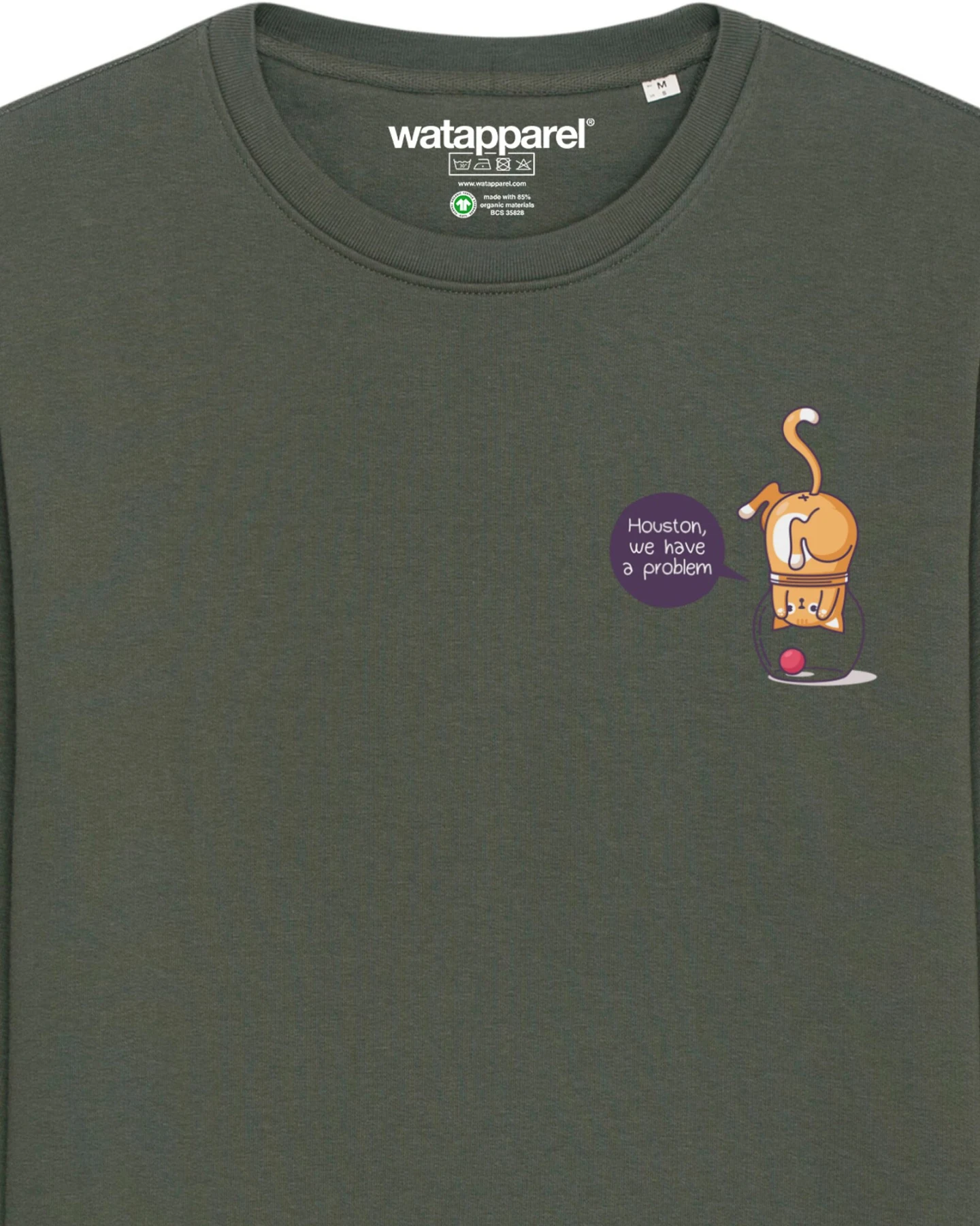 Watapparel Sweatshirt Funny Cat – Ansicht 3