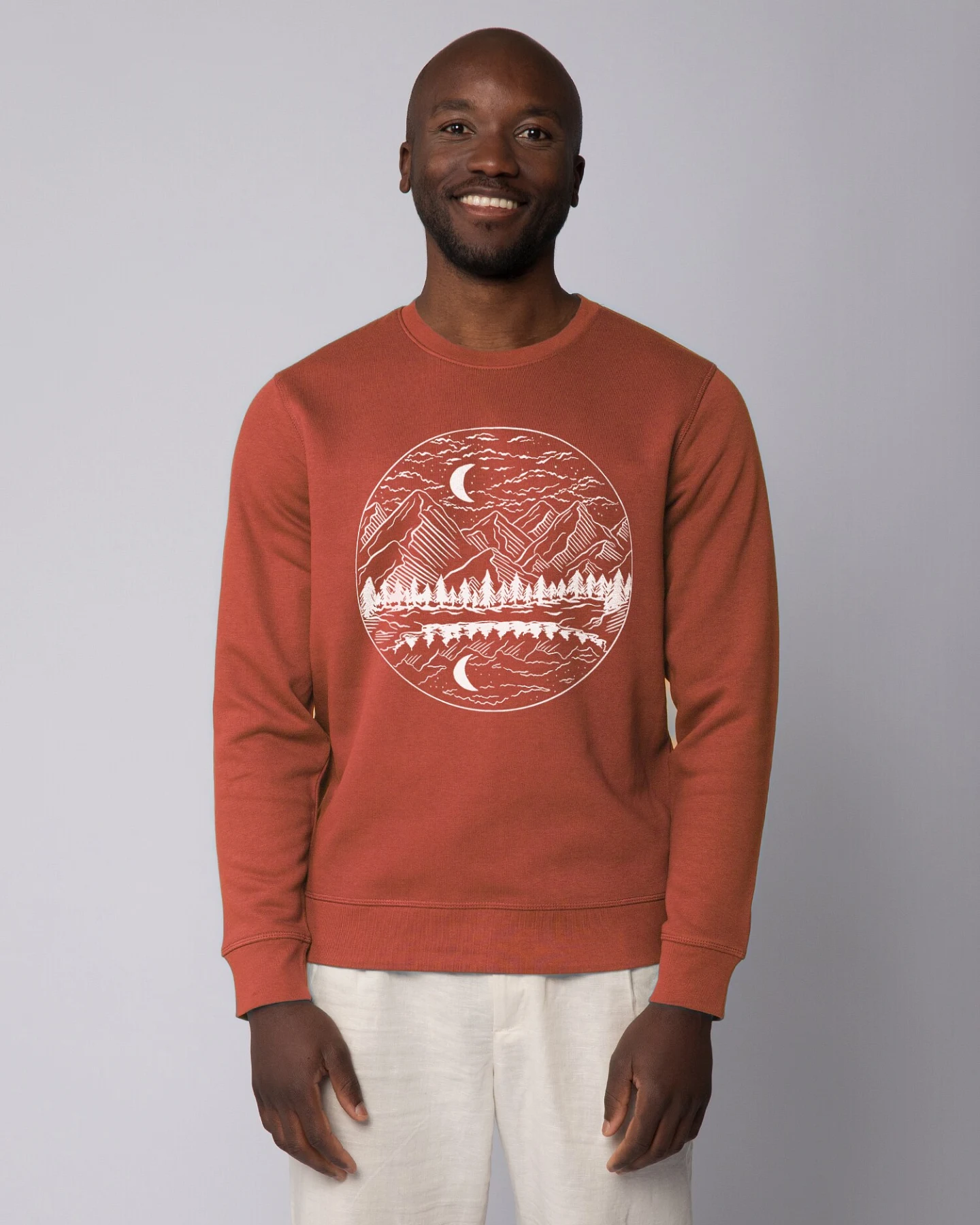 Watapparel Sweatshirt Mountains by night – Ansicht 2