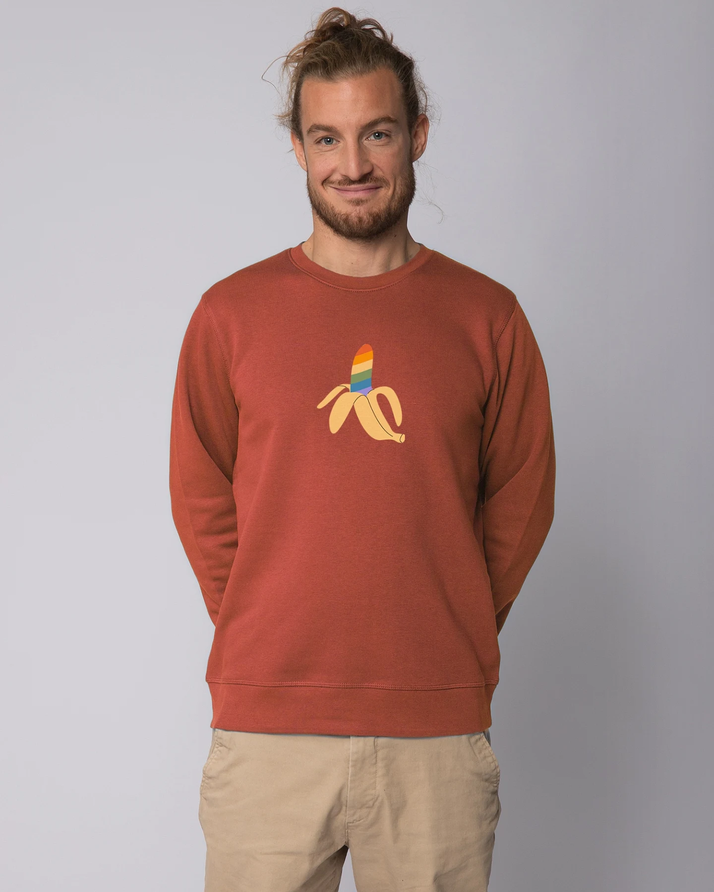 Watapparel Sweatshirt Rainbow Banana – Ansicht 2