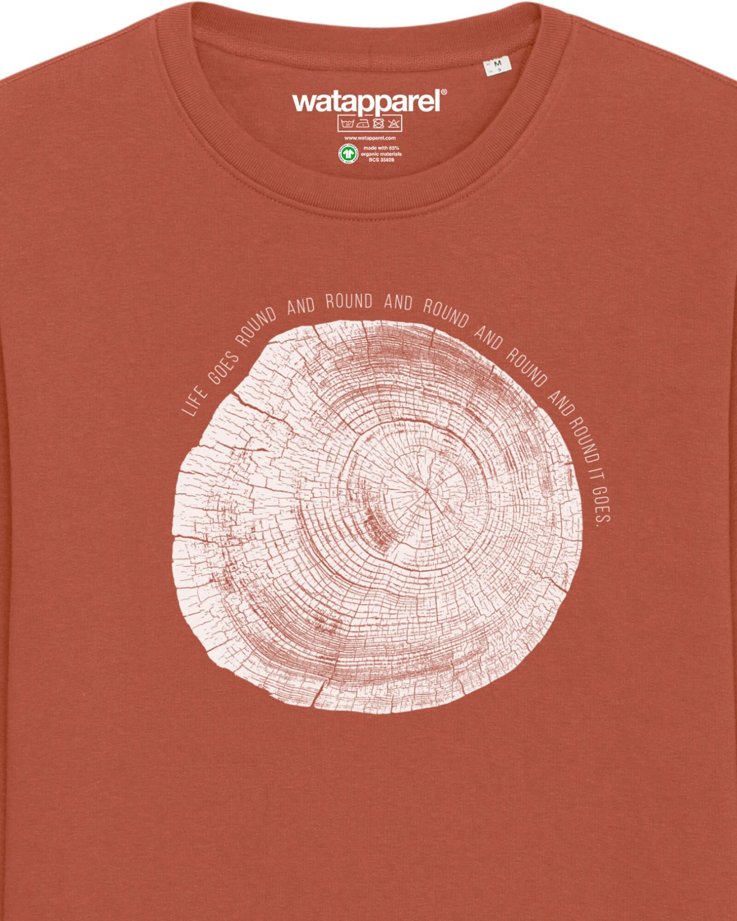 Watapparel Sweatshirt Baumscheibe – Ansicht 3