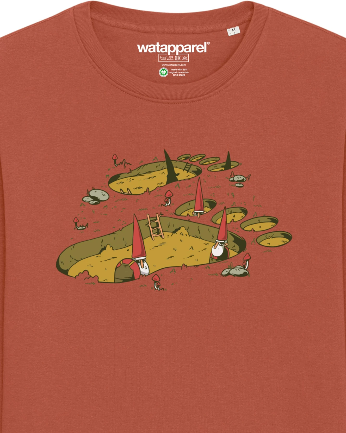Watapparel Sweatshirt Gnome Footprint – Ansicht 3