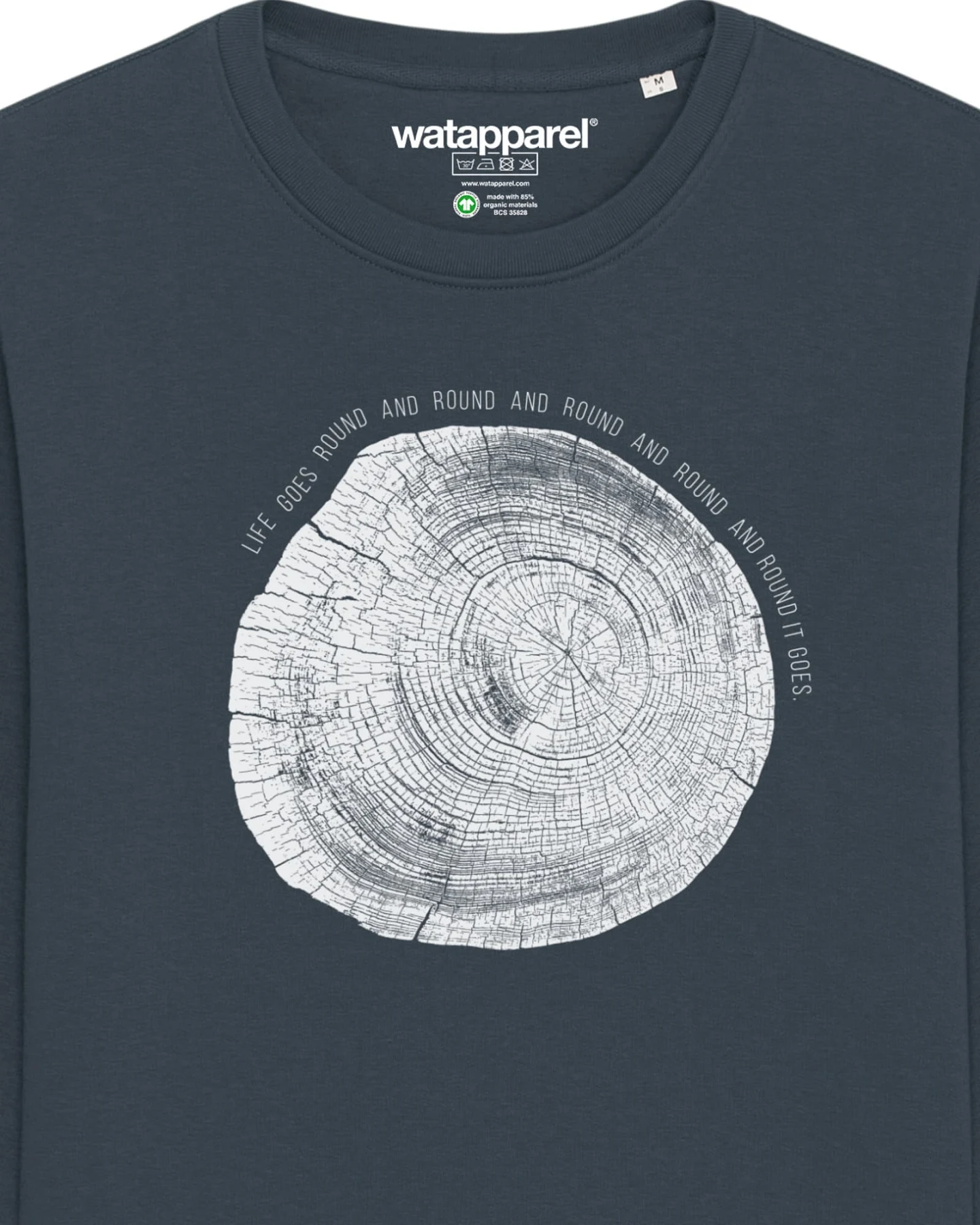 Watapparel Sweatshirt Baumscheibe – Ansicht 3