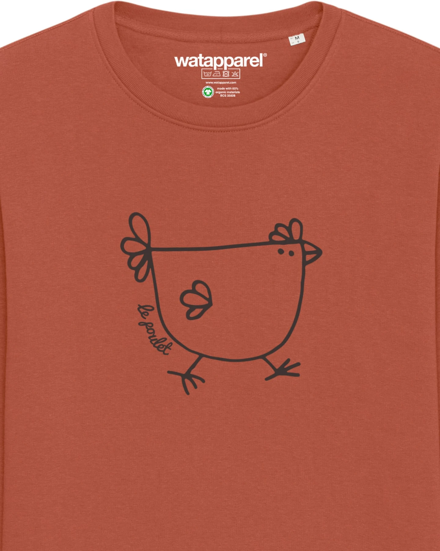 Watapparel Sweatshirt Le poulet - das Huhn – Ansicht 3