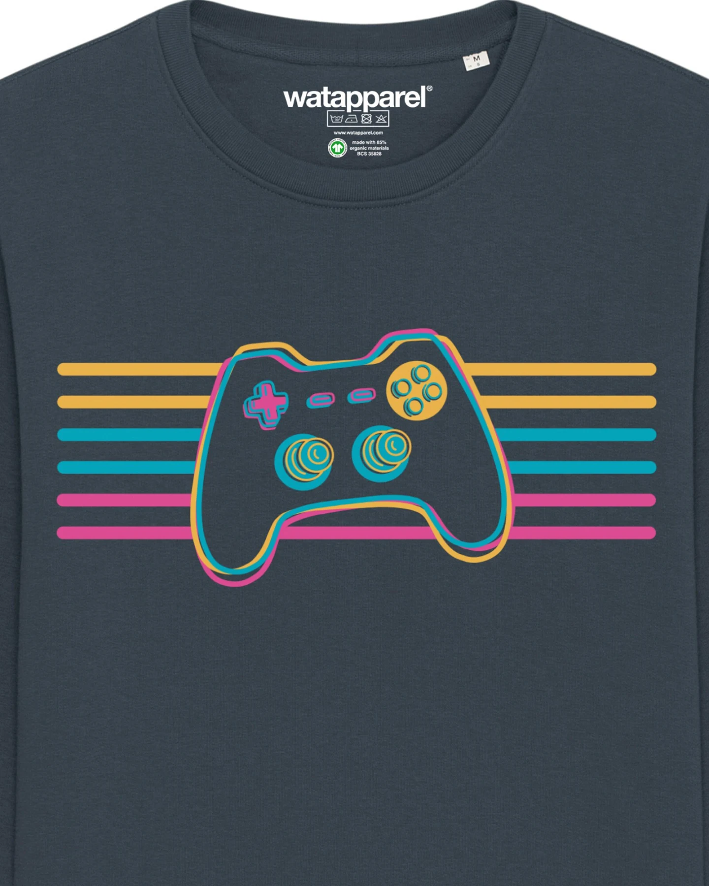 Watapparel Sweatshirt Retro Joystick – Ansicht 3