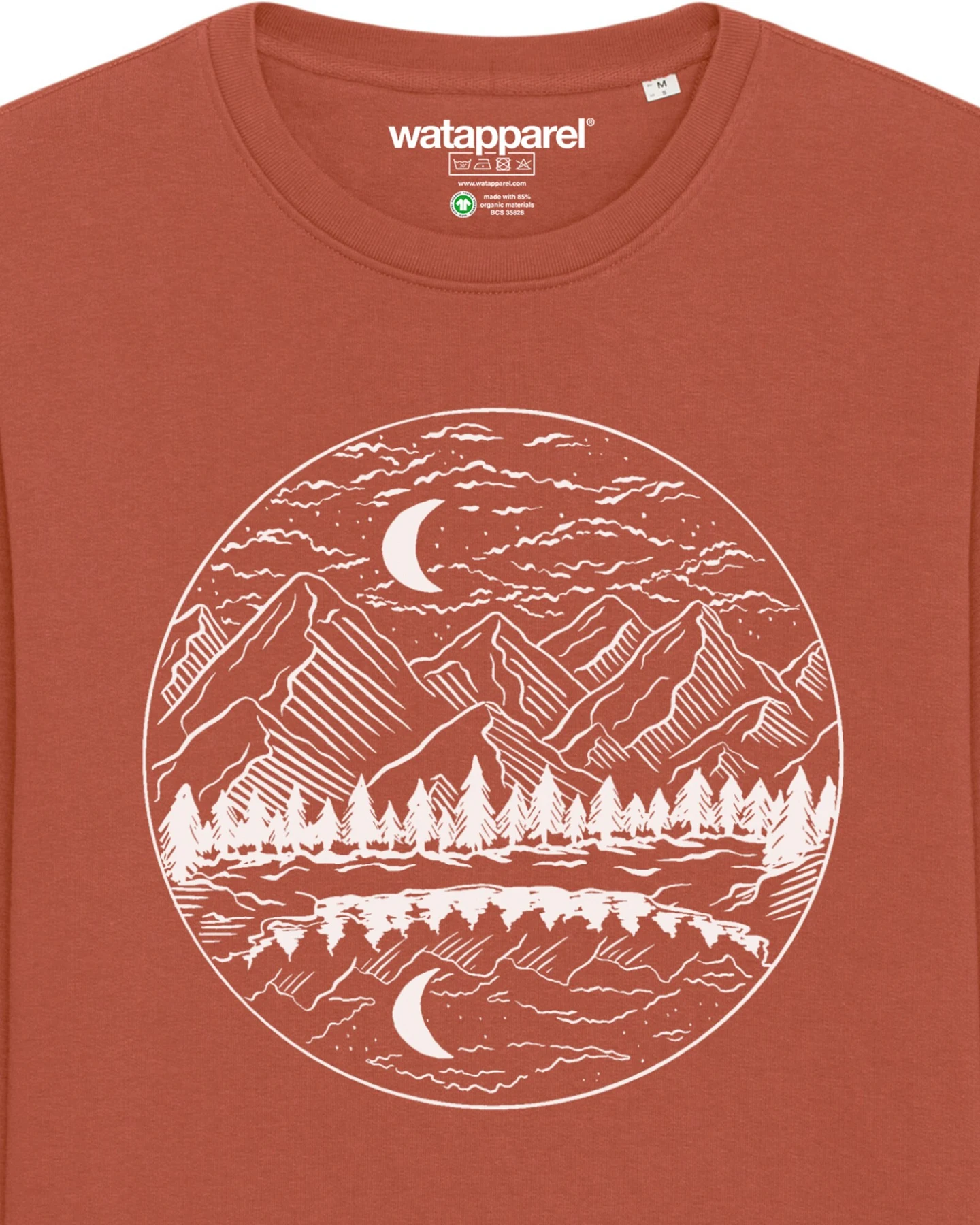 Watapparel Sweatshirt Mountains by night – Ansicht 3