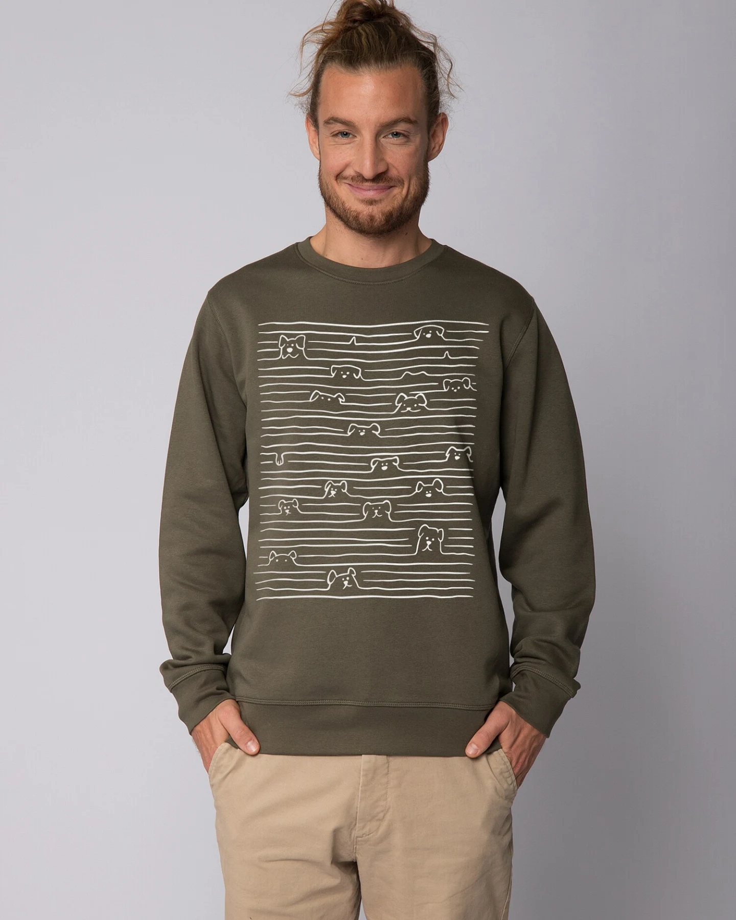 Watapparel Sweatshirt Doodle Dogs – Ansicht 2