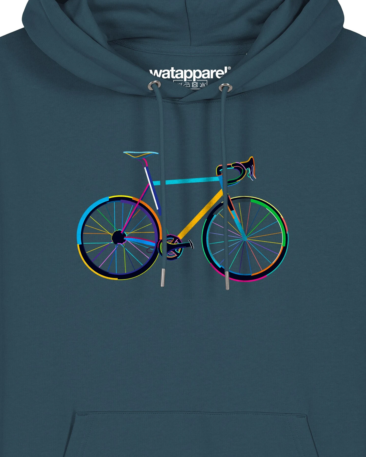 Watapparel Sweatshirt Fahrrad by night – Ansicht 3