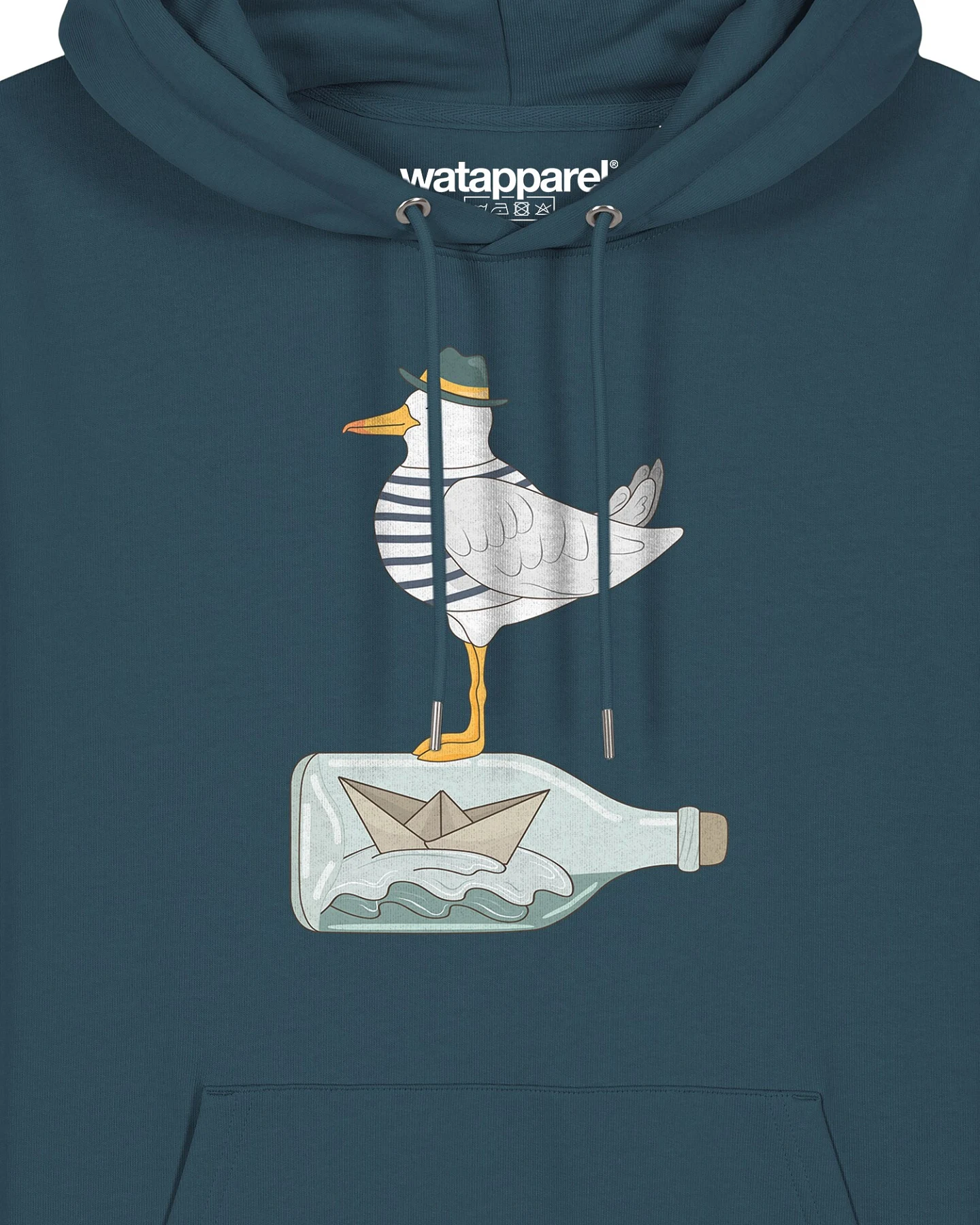 Watapparel Sweatshirt Möwe mit Hut – Ansicht 3