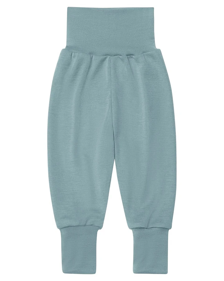 Engel Natur Baby-Hose mit Nabelbund bergblau Gr. 62/68