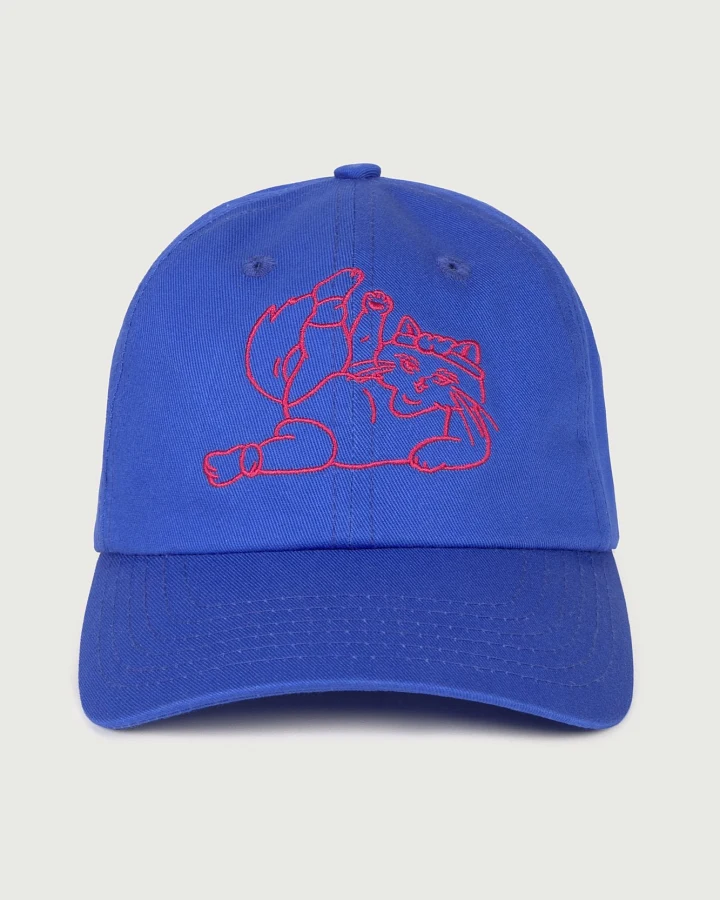 Thinking MU Herren vegan Cap Meowrobics Blau
