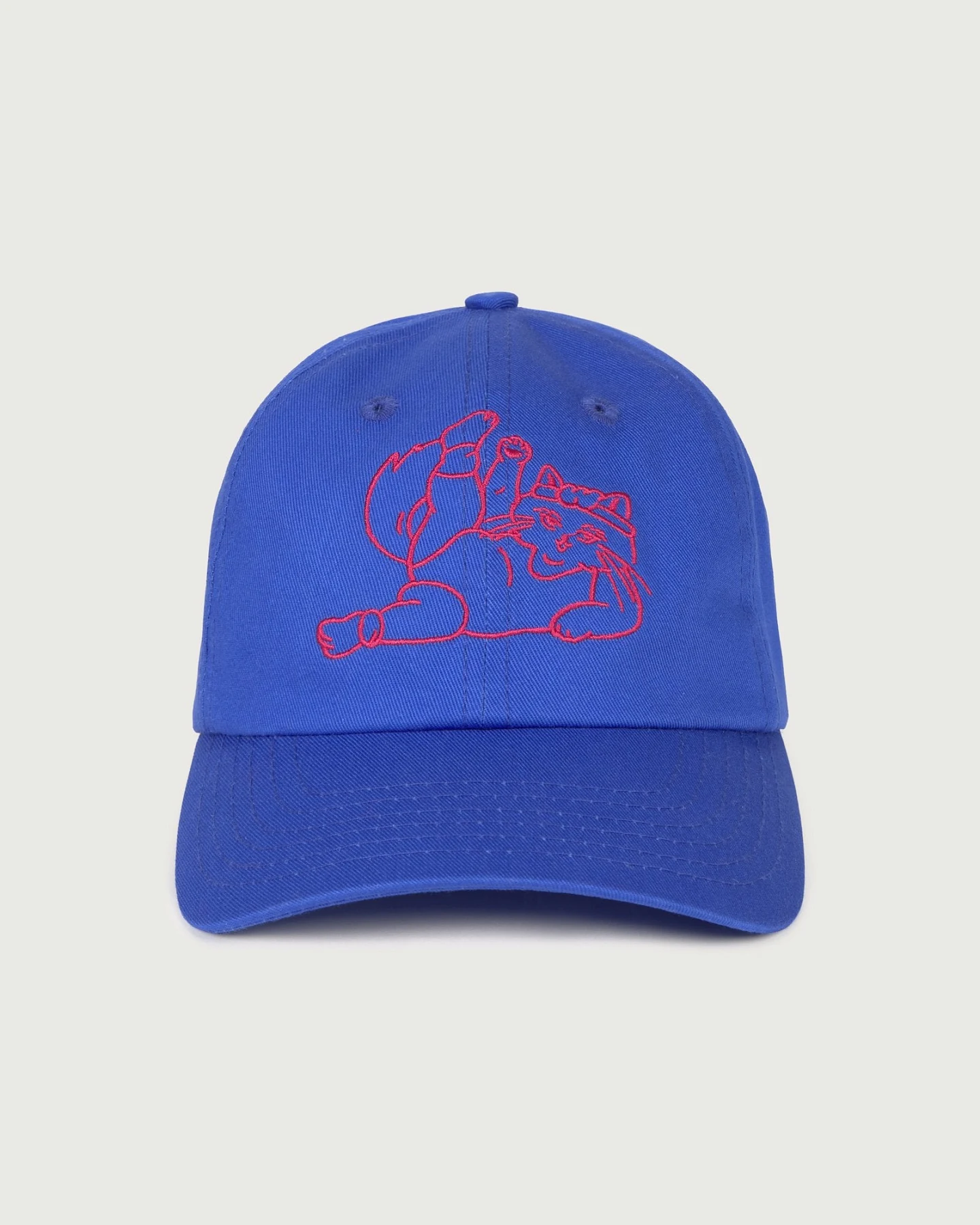 Thinking MU Herren vegan Cap Meowrobics Blau – Ansicht 2