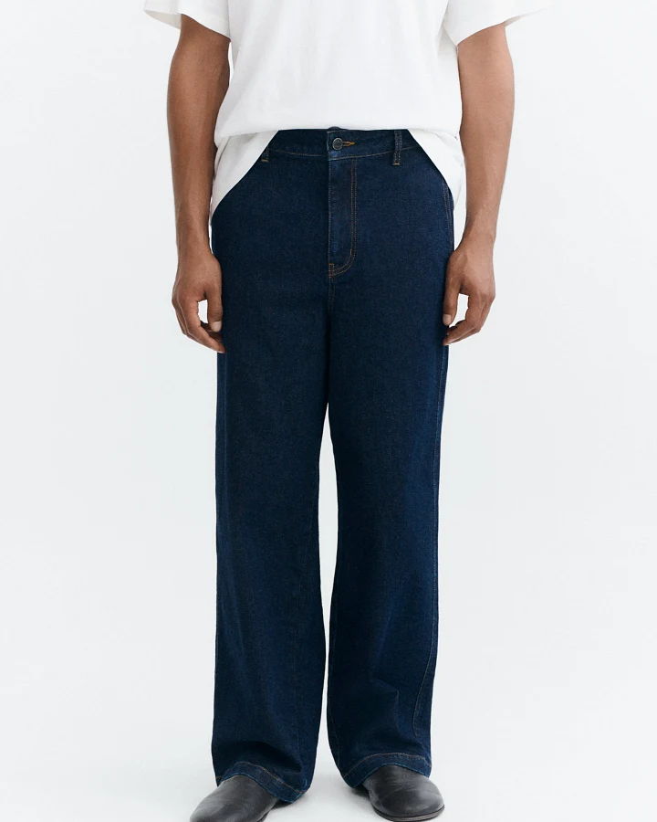 Thinking MU Herren vegan Lockere Jeans In Marc Blue