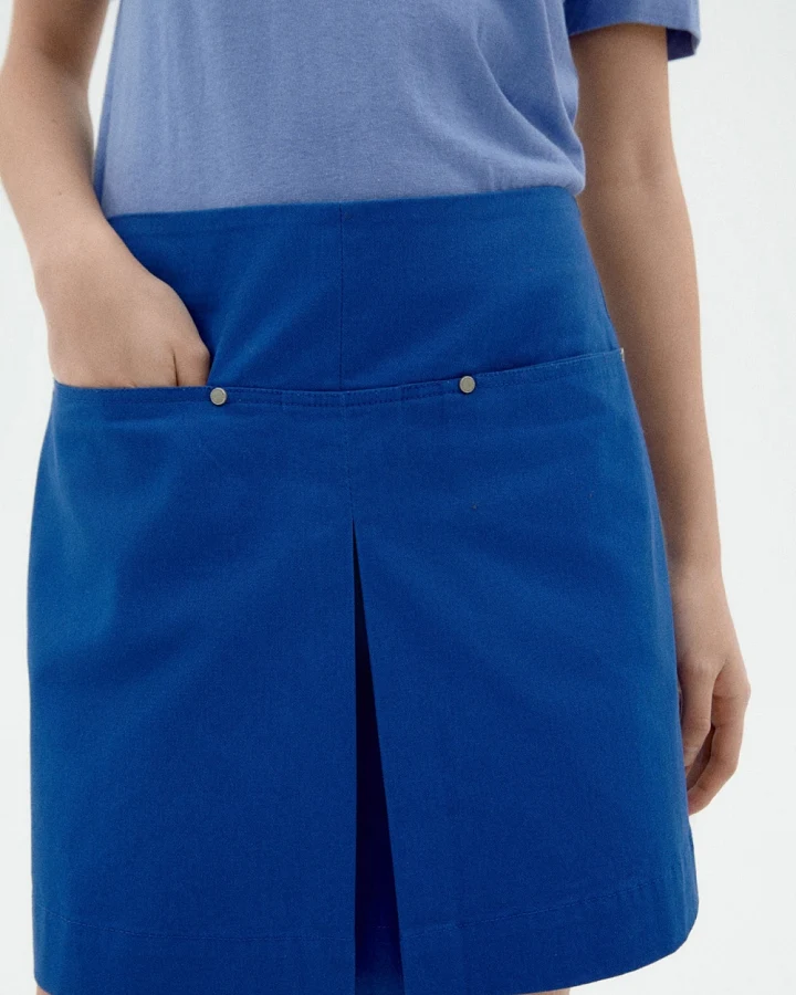Thinking MU Damen vegan Rock Mabel Blau