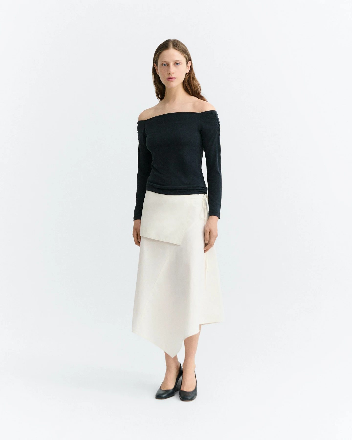 Thinking MU Damen vegan Rock Benita Midi Weiß – Ansicht 2