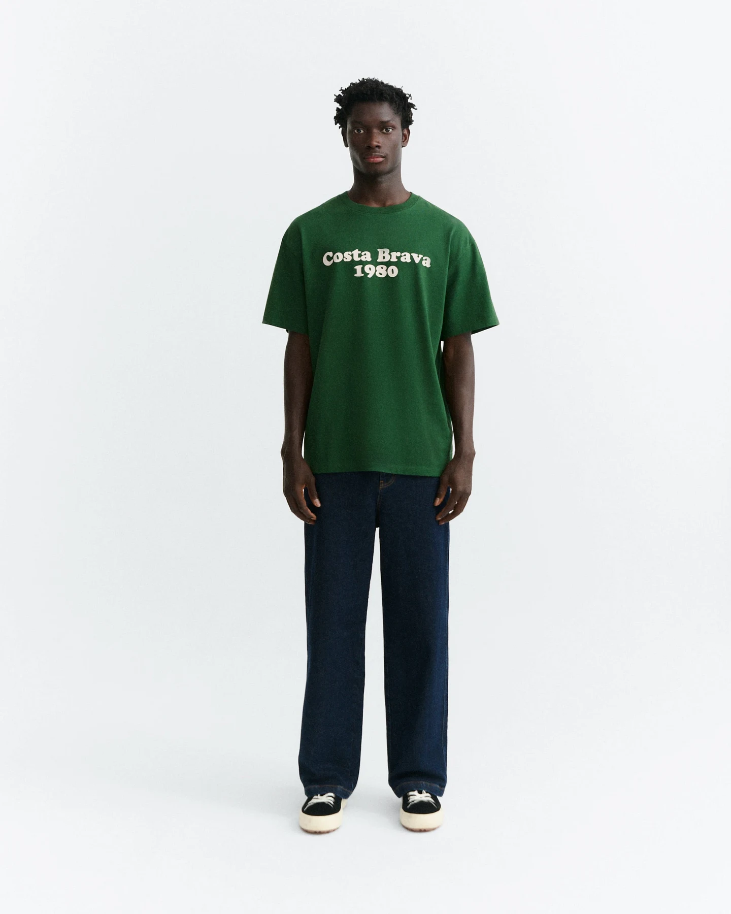 Thinking MU Herren vegan T-Shirt Aaron Costa Brava Dunkelgrün – Ansicht 2