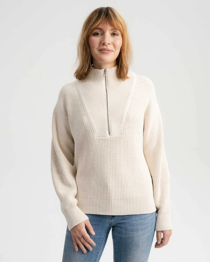 Rippstrick-Pullover Modell: Kimaya GOTS