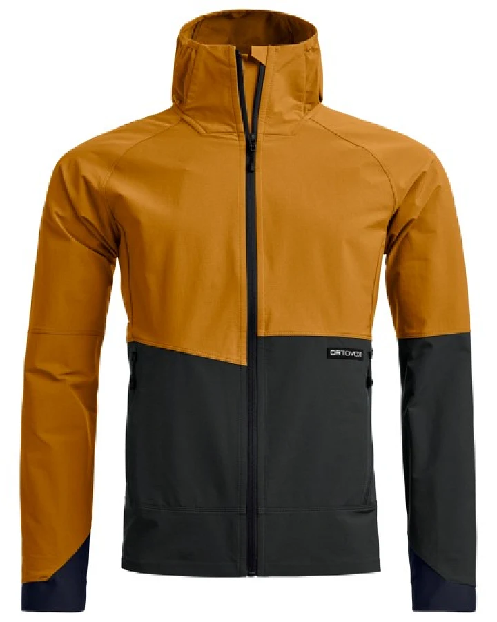 Ortovox - Venet Softshell Hooded Jacket - Softshelljacke Gr S braun