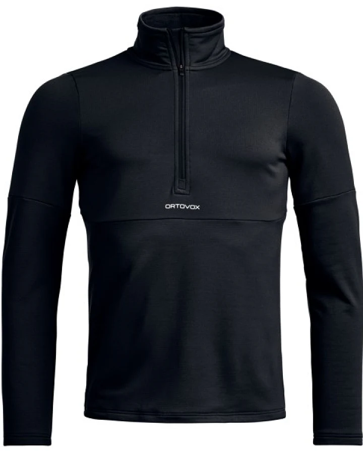 Ortovox - Fleece Light Zip Neck - Fleecepullover Gr S schwarz