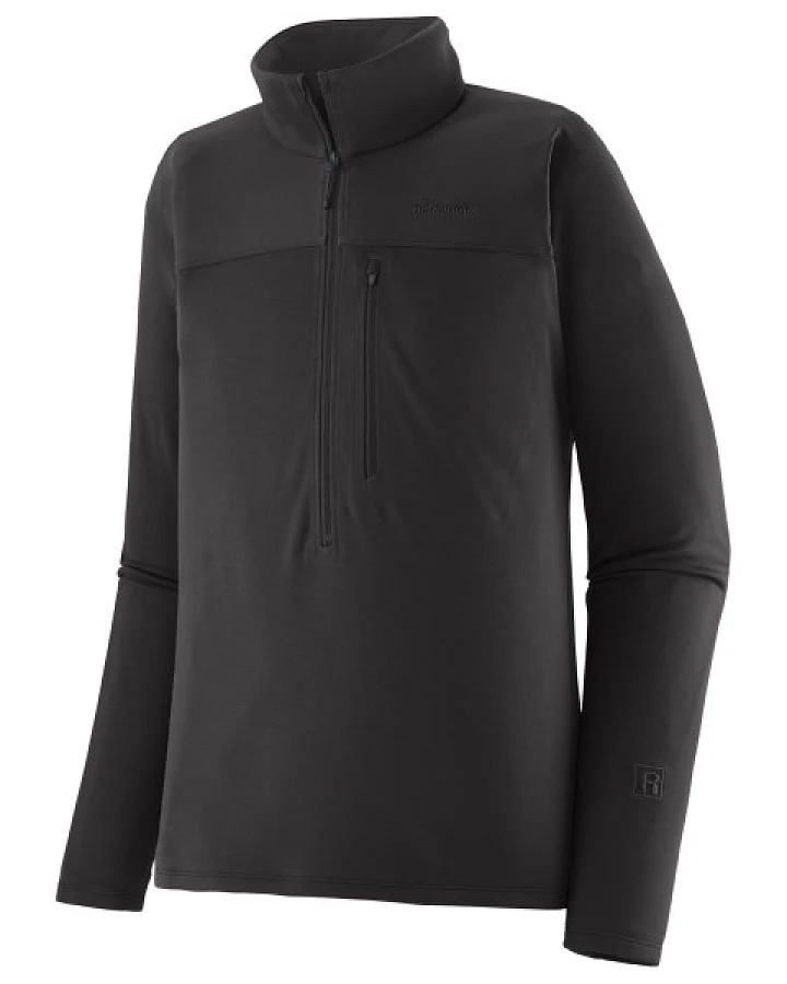Patagonia - R1 Ultralight 1/2-Zip - Fleecepullover Gr XS schwarz