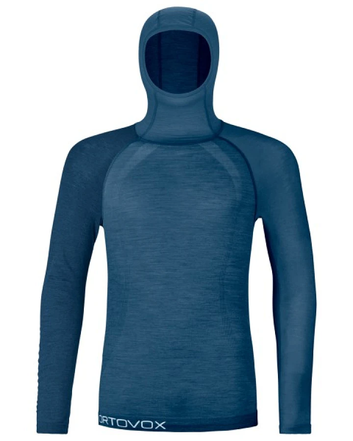 Ortovox - 120 Comp Light Hoody - Merinounterwäsche Gr S blau