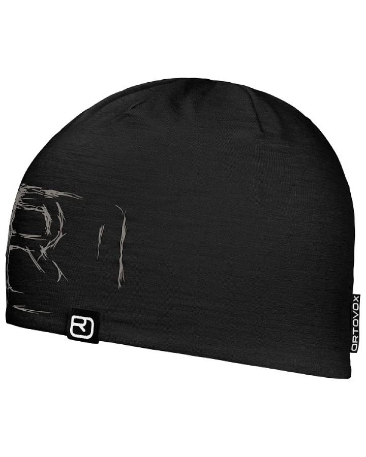 Ortovox - 120 Tec Logo Beanie - Mütze Gr 50-56 cm schwarz