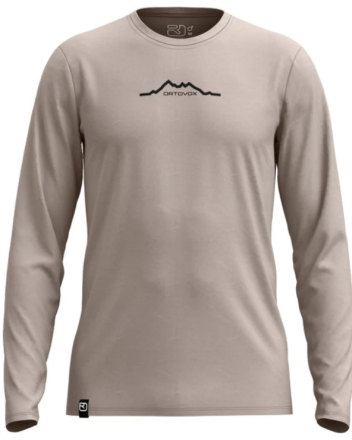 Ortovox - 150 Cool Mountain L/S - Merinoshirt Gr S dark linen