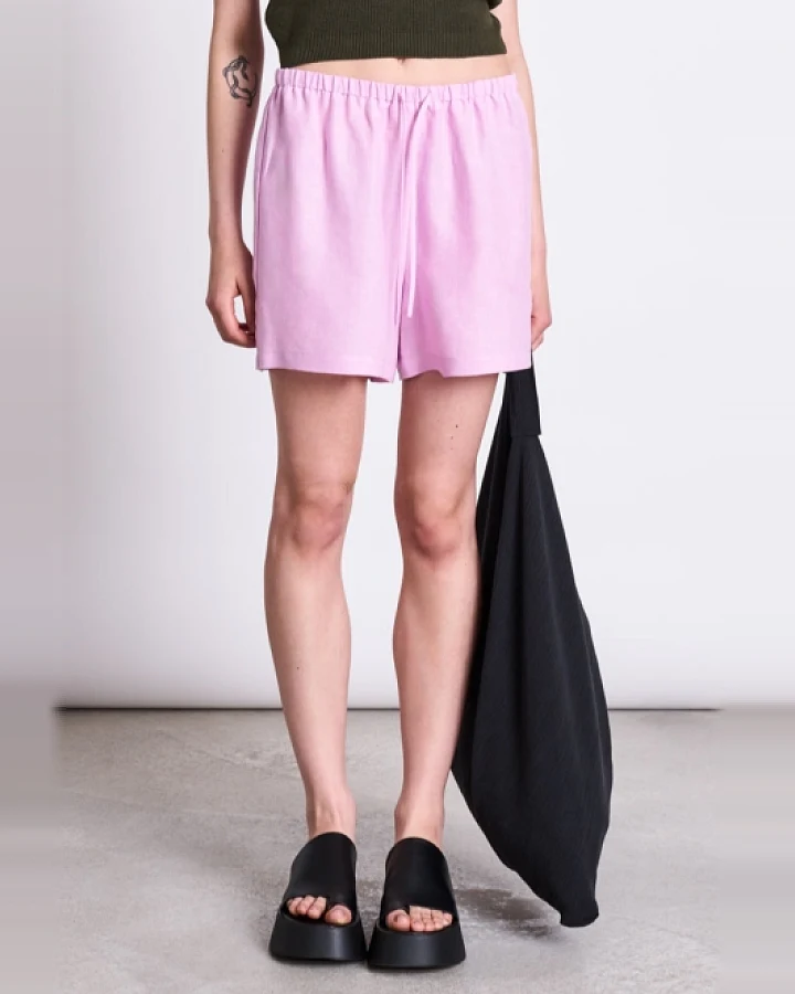 JAN 'N JUNE Damen vegan Shorts Drawstring Marum Light Orchid Pink