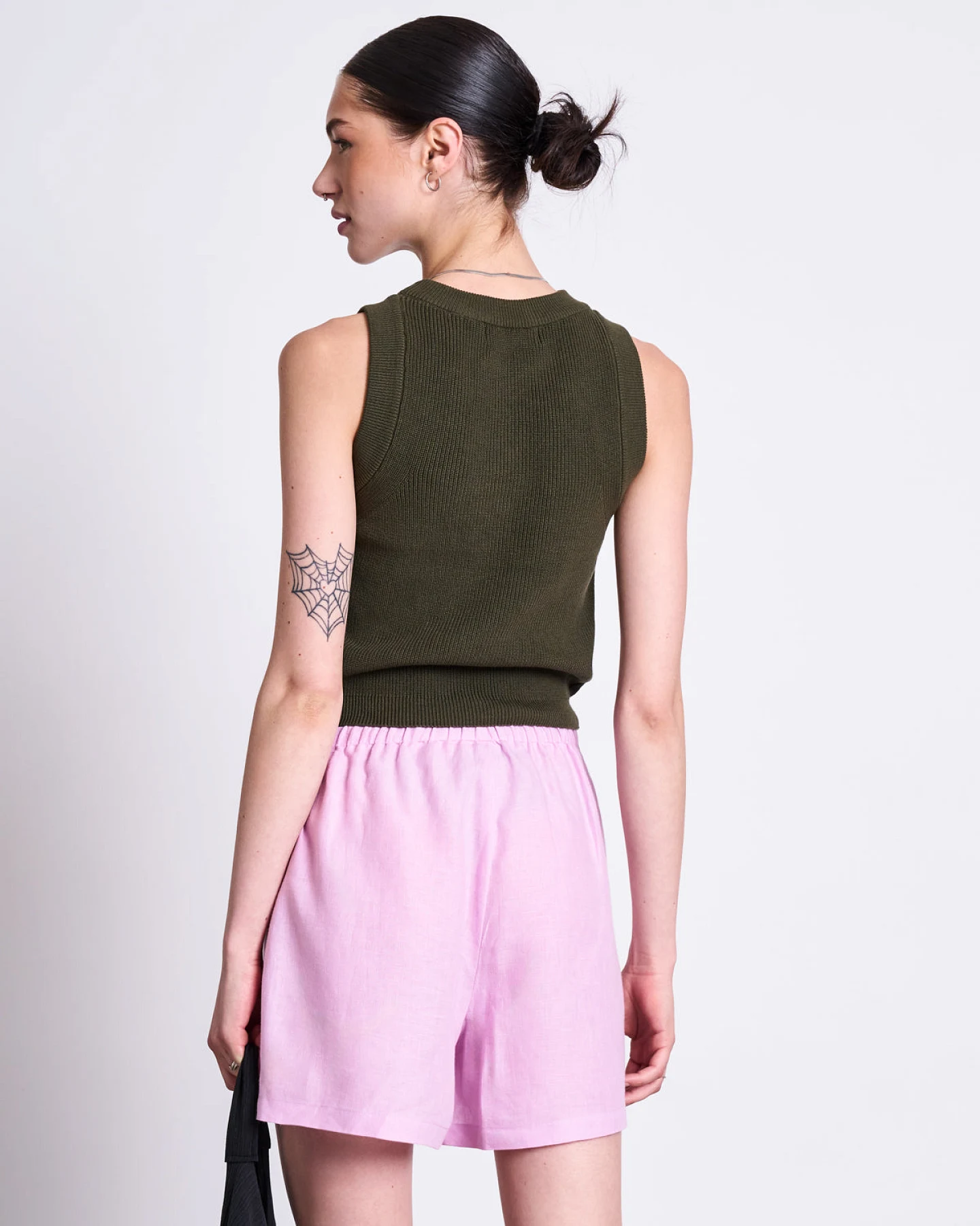JAN 'N JUNE Damen vegan Shorts Drawstring Marum Light Orchid Pink – Ansicht 2