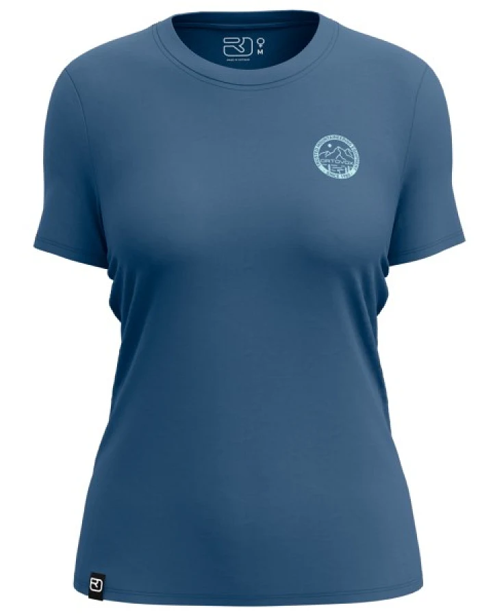 Ortovox - Women's 185 Merino Mountain Badge TS - Merinoshirt Gr XS blau