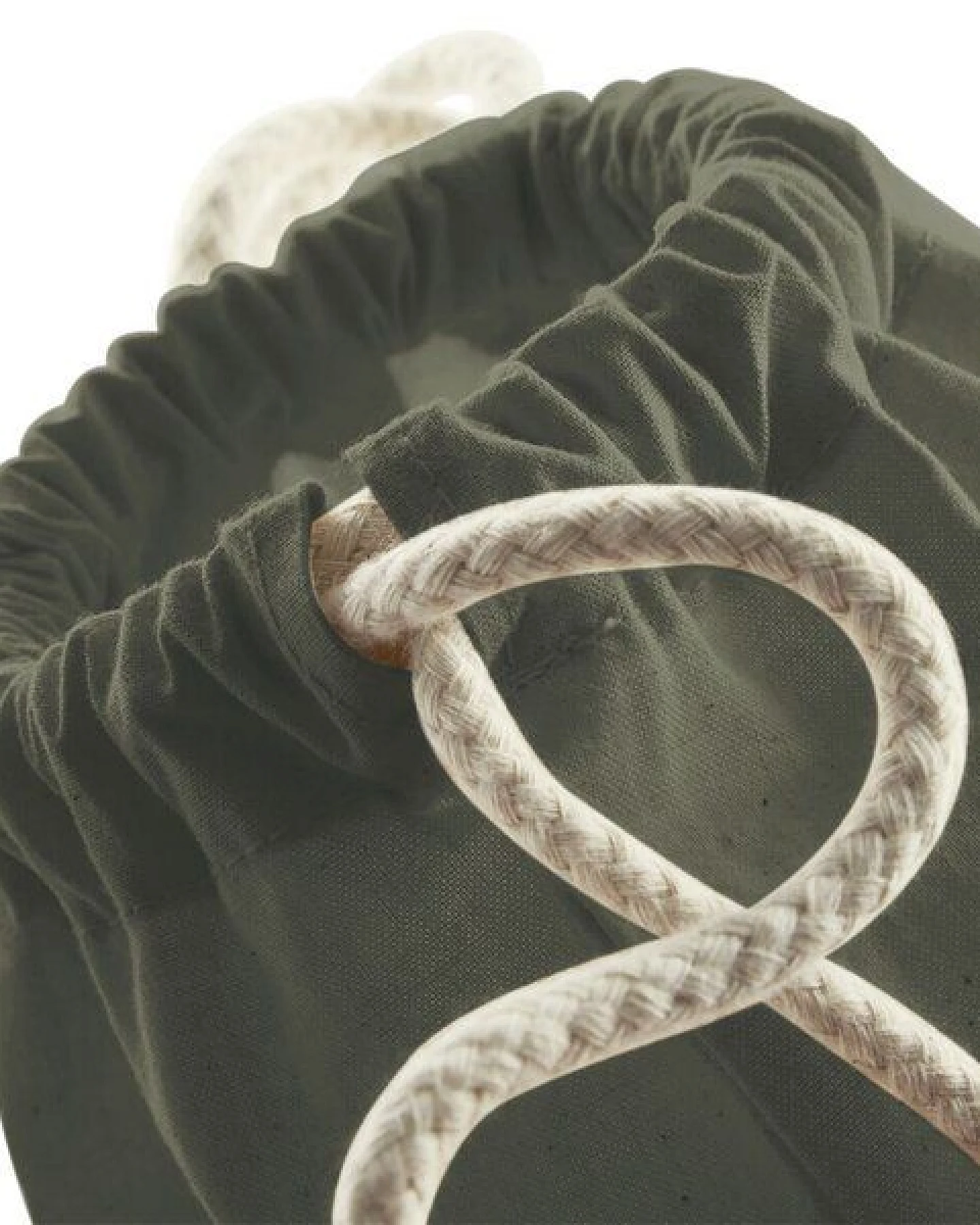 MELAdi Stringbag und Sportbeutel aus Biobaumwolle - Verdure auf Organic Green – Ansicht 3