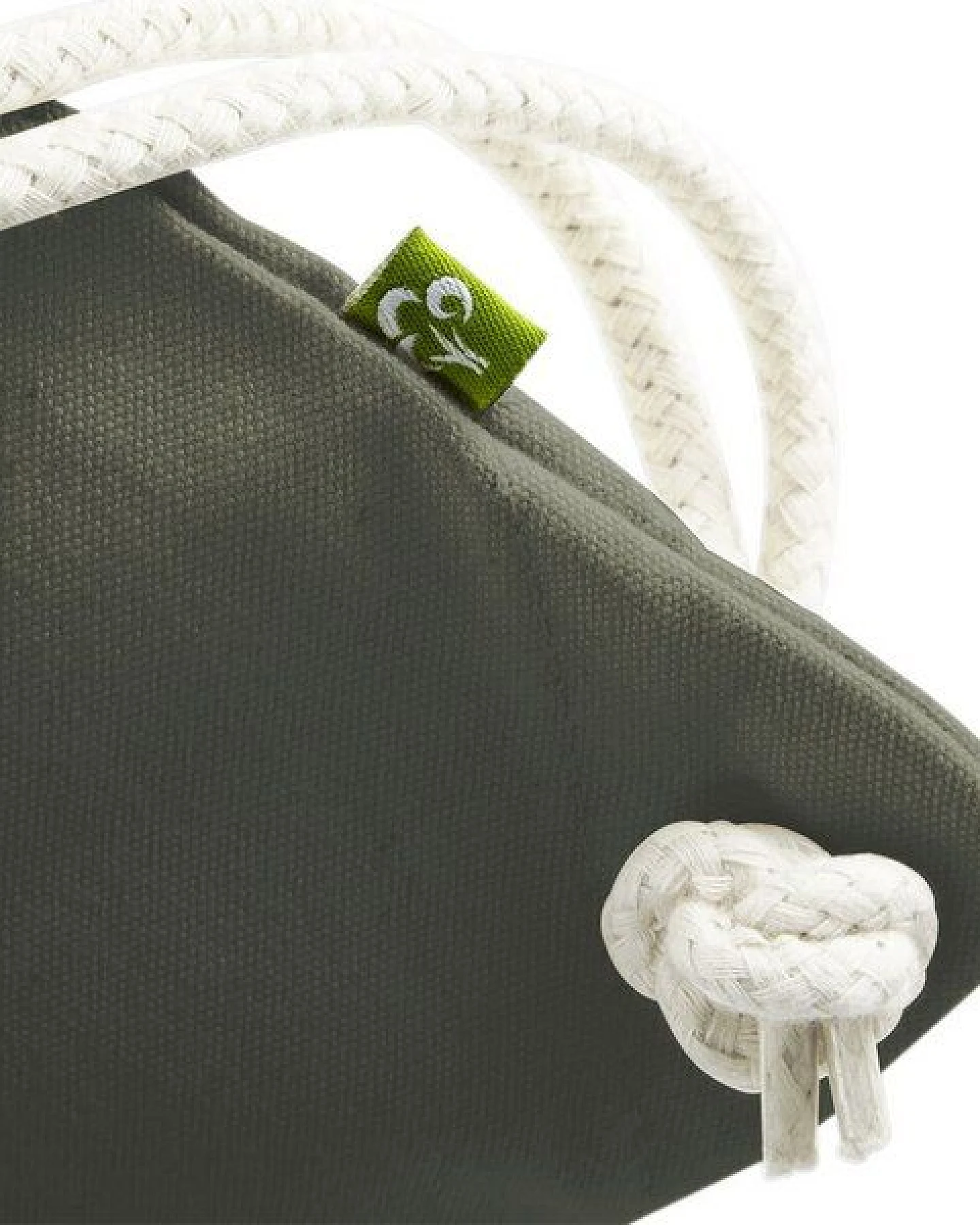 MELAdi Stringbag und Sportbeutel aus Biobaumwolle - Verdure auf Organic Green – Ansicht 4