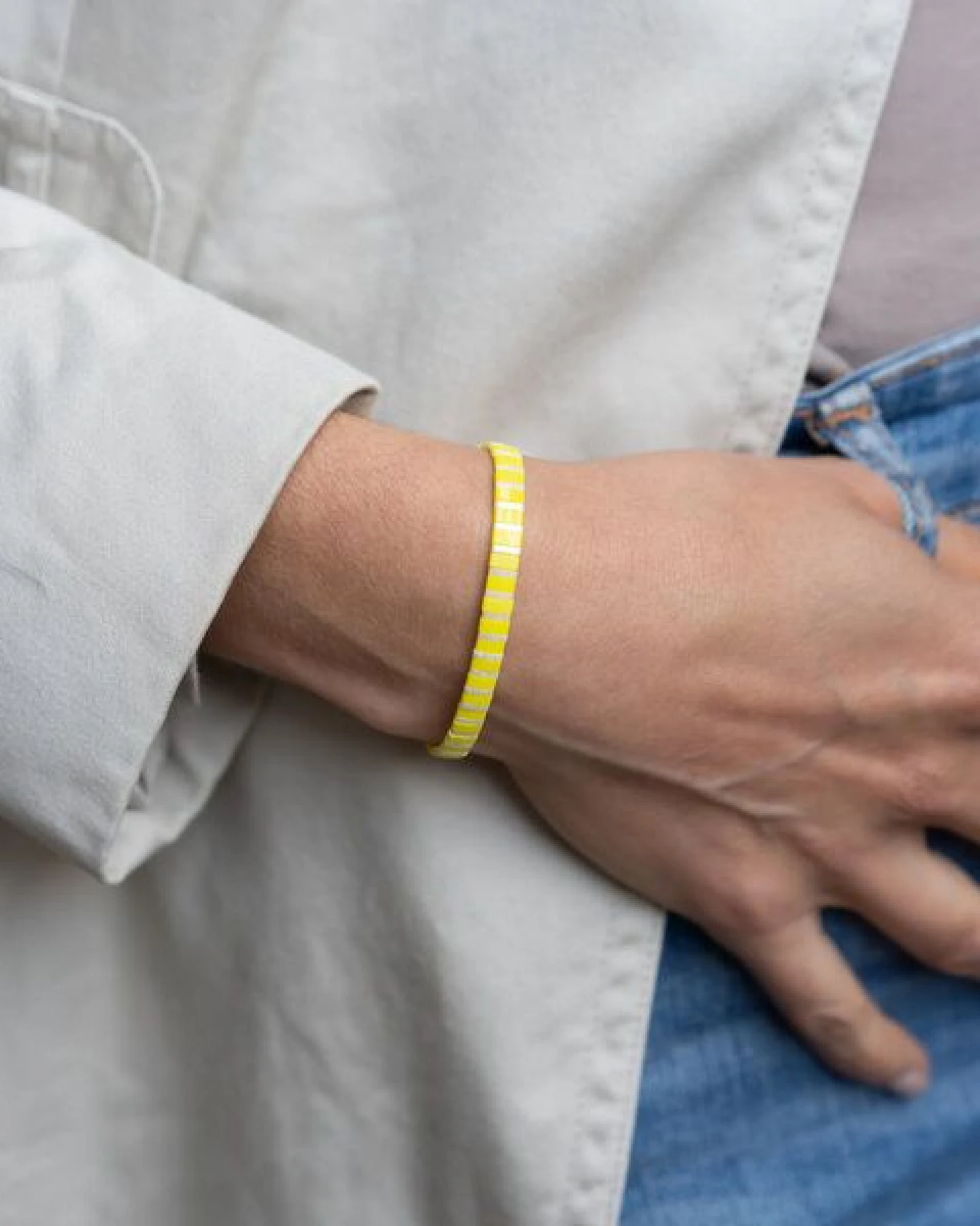 juni Neon Perlenarmbänder einzeln oder im Set - handgemacht in Deutschland – Ansicht 3