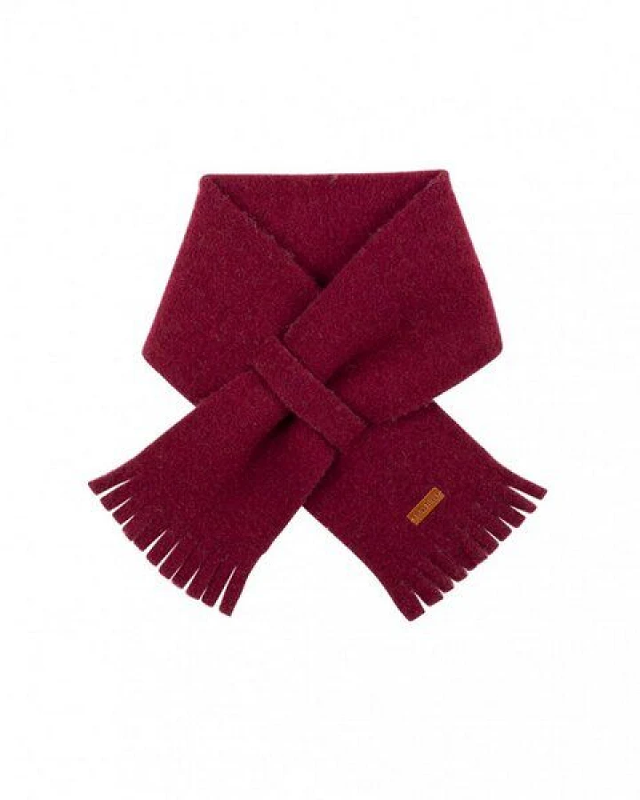 Pure pure by Bauer Schurwolle Baby-Schal in burgundy 70 x 10cm von pure-pure by Bauer