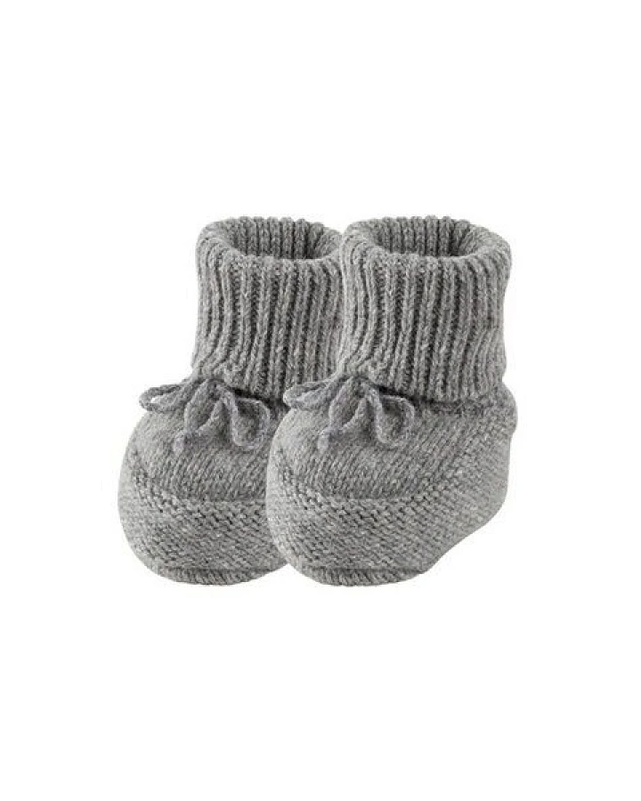 Pure pure by Bauer Baby-Stiefel Alpaka in grau-melange von pure-pure by Bauer