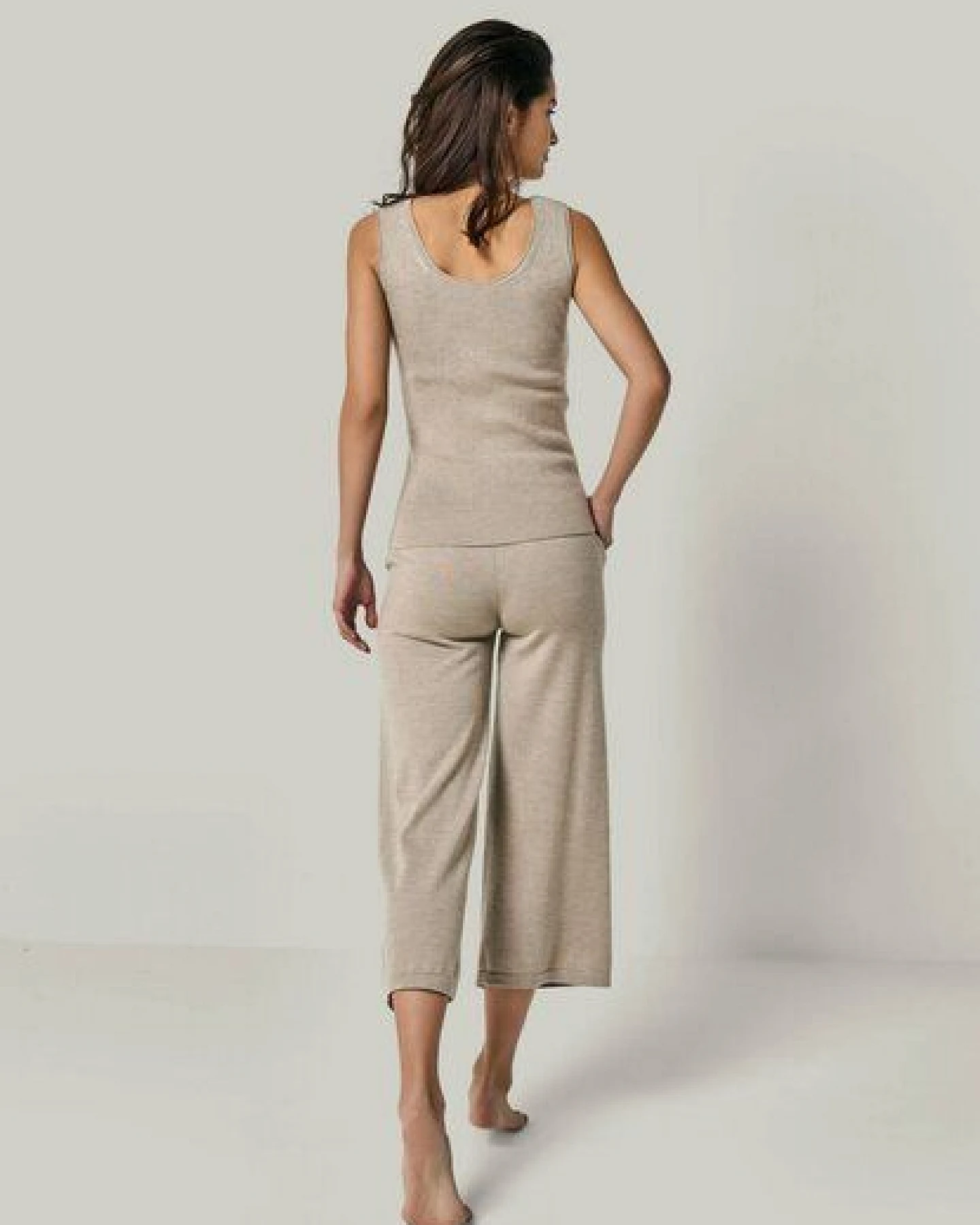 YOU LOOK PERFECT 100% Merino Culotte Strickhose "Dana" – Ansicht 3