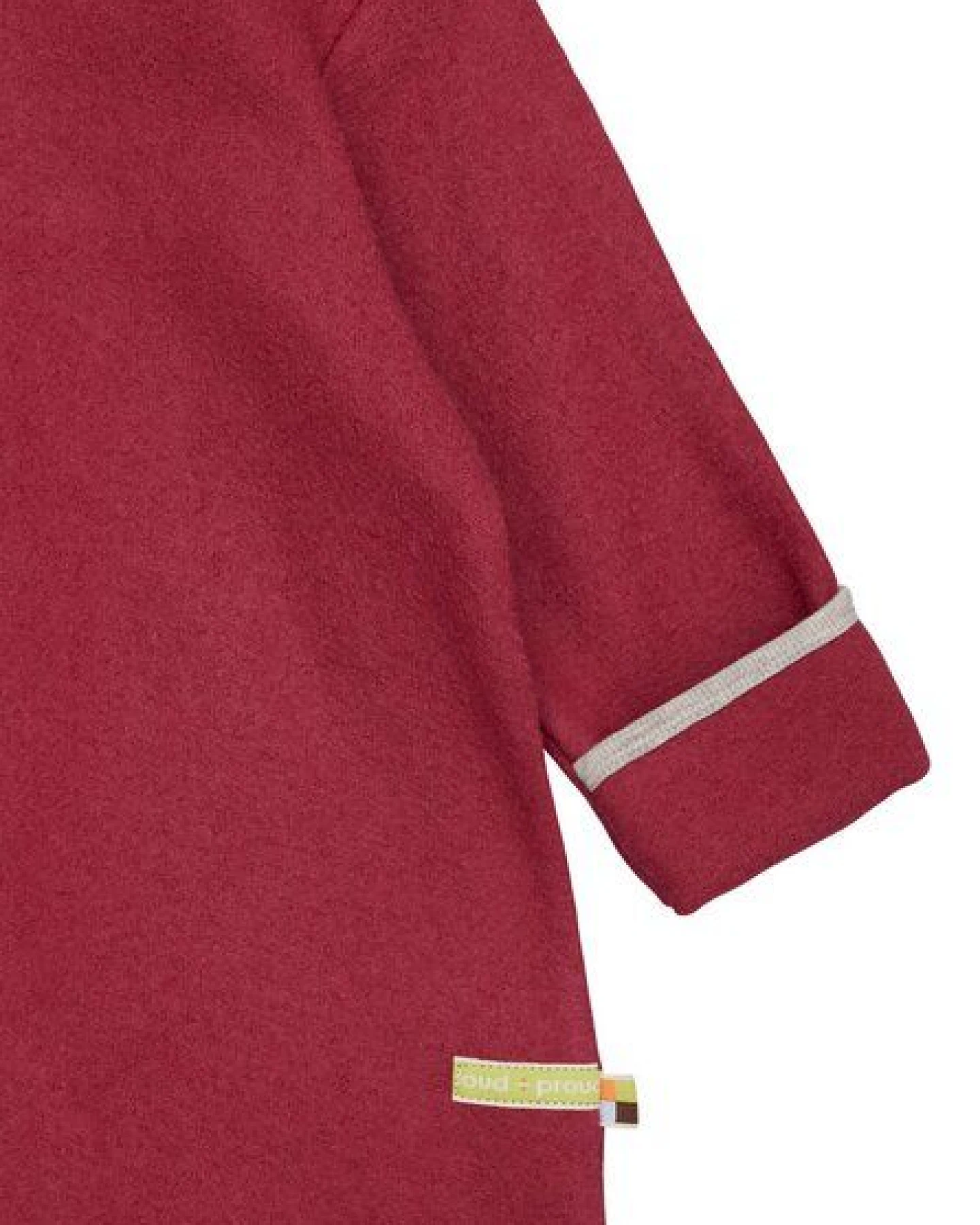 loud + proud Babys & Kinder Overall Wollwalk, GOTS-zertifiziert – Ansicht 4