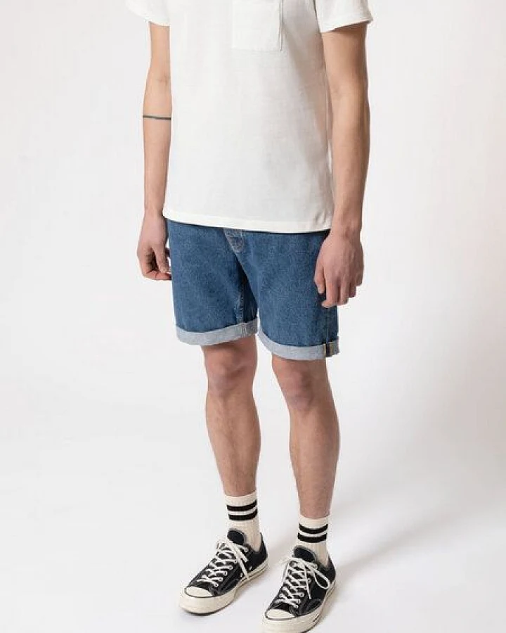 Nudie Jeans Herren Denim Shorts Josh