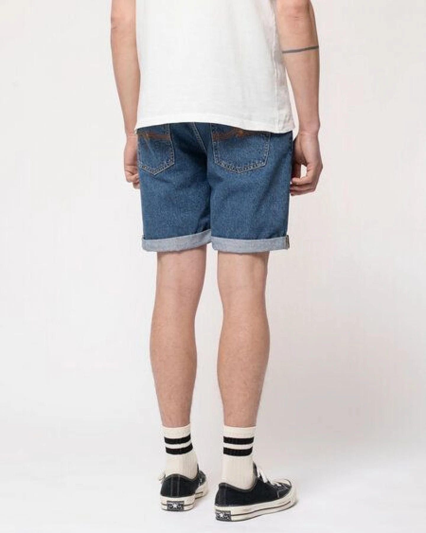 Nudie Jeans Herren Denim Shorts Josh – Ansicht 3
