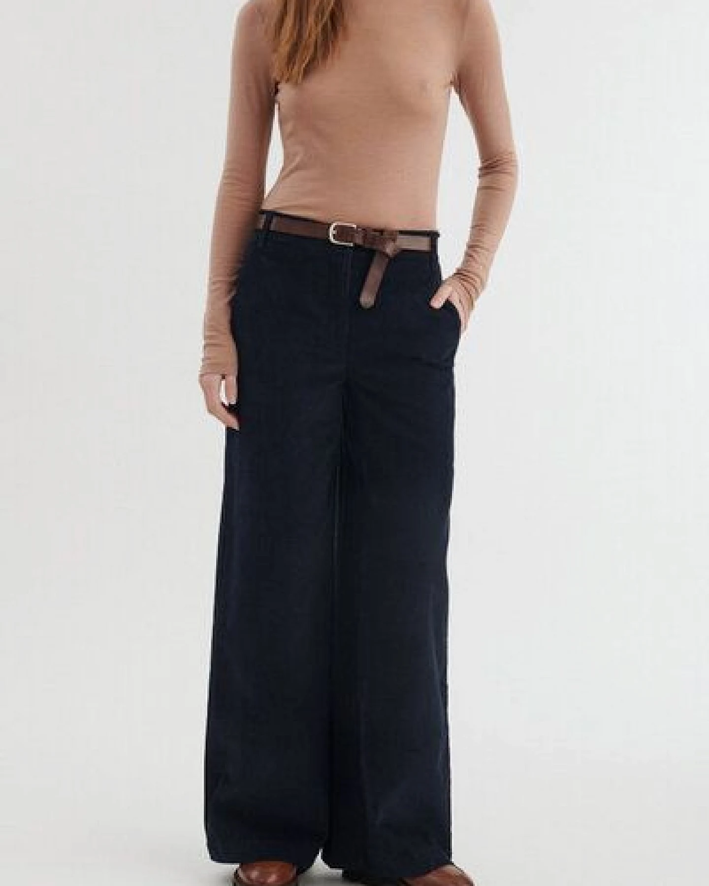 Basic Apparel Cordhose MILLU mit weitem Bein aus Bio-Baumwolle – Ansicht 2