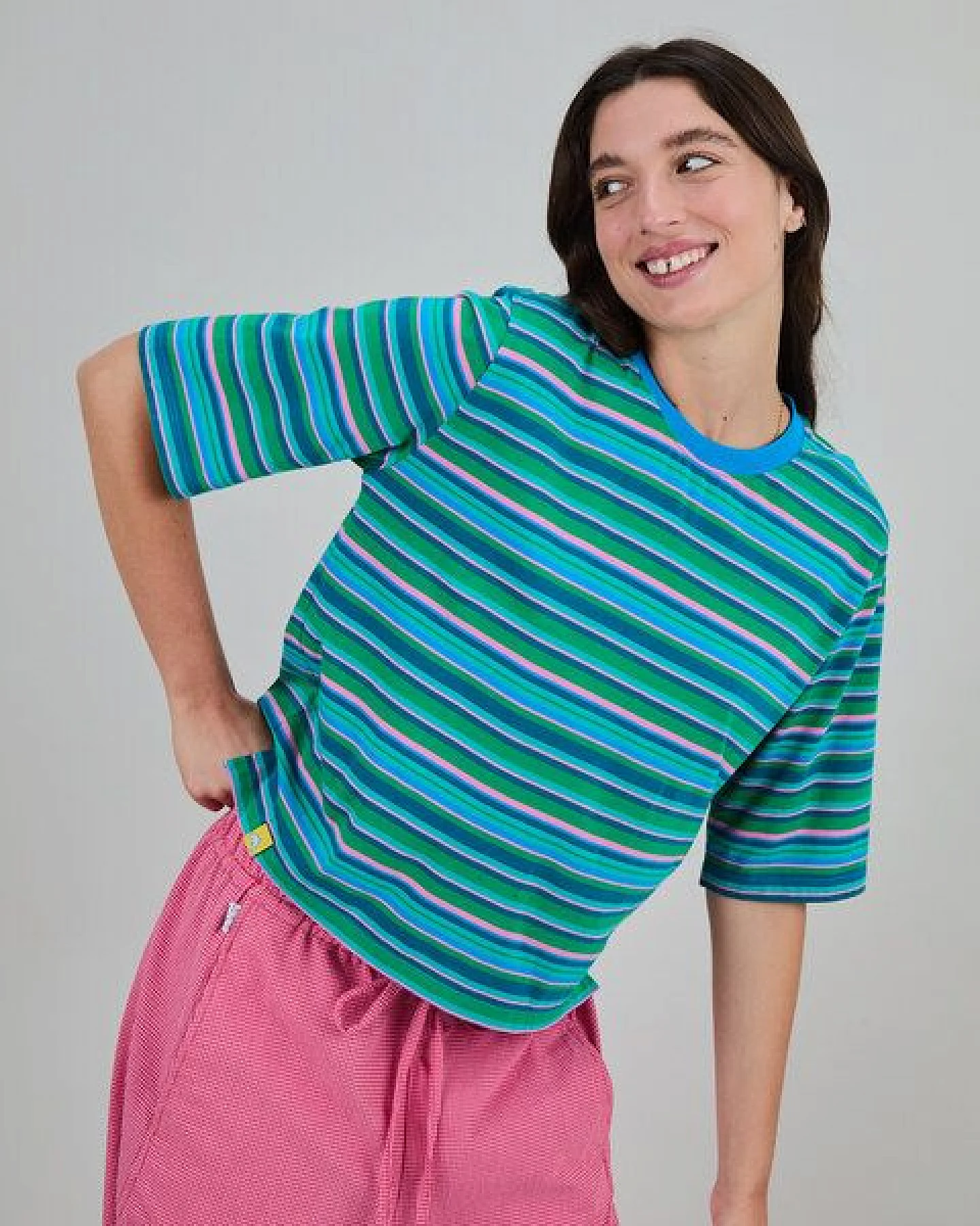 Brava Fabrics T-Shirt Stripes Boxy – Ansicht 3