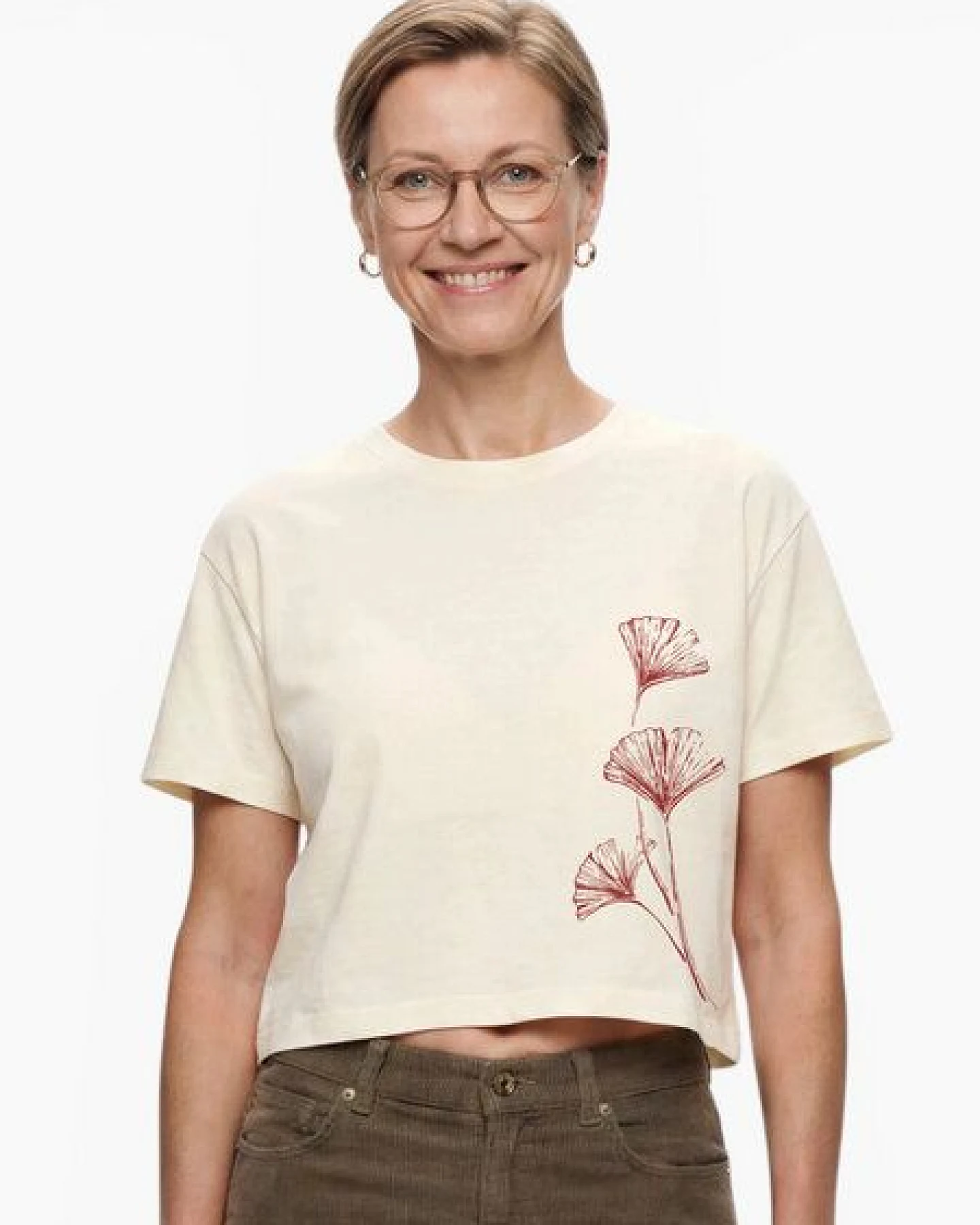 Life-Tree Modal Fairwear Shirt Women Ginkgo – Ansicht 3