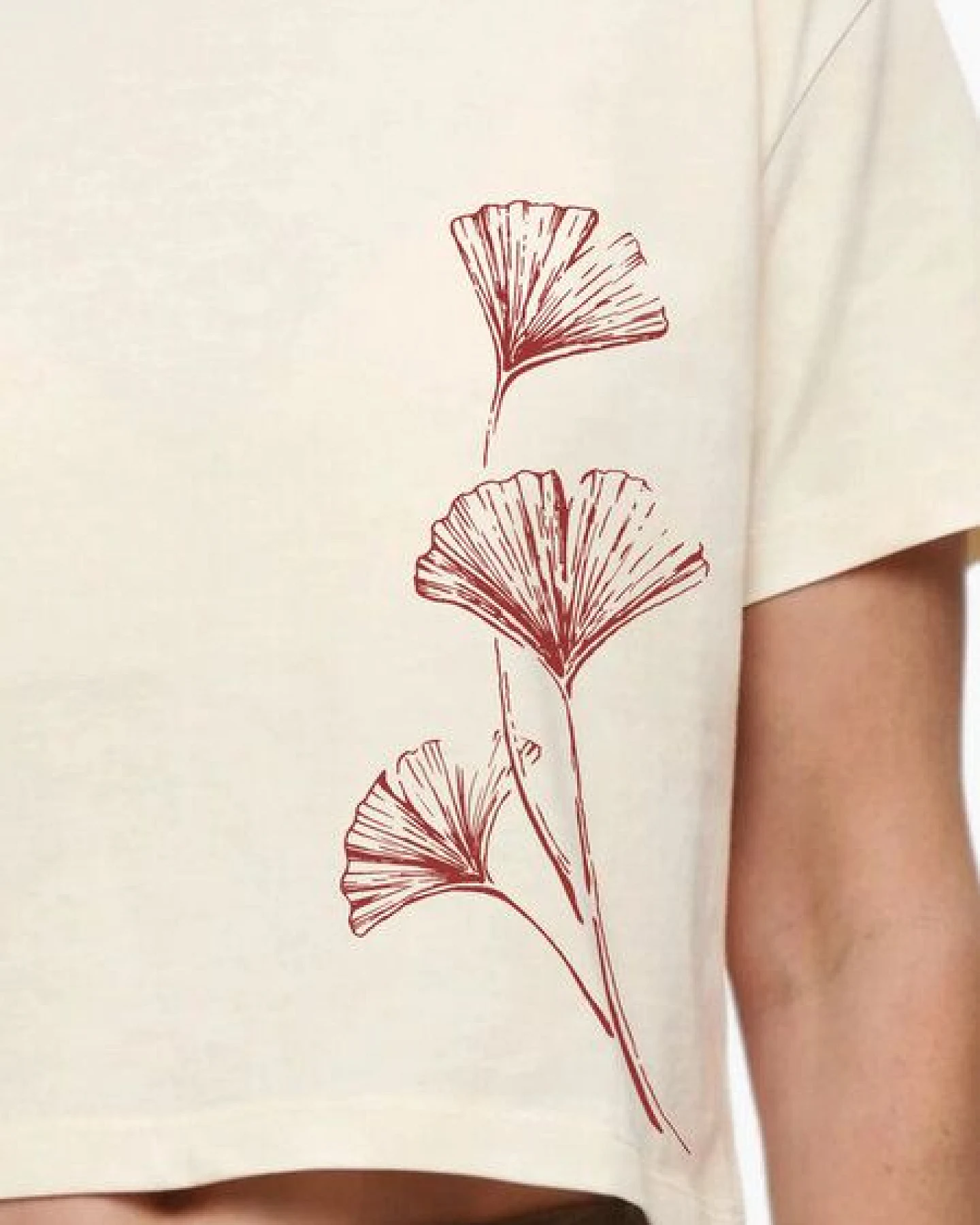 Life-Tree Modal Fairwear Shirt Women Ginkgo – Ansicht 2