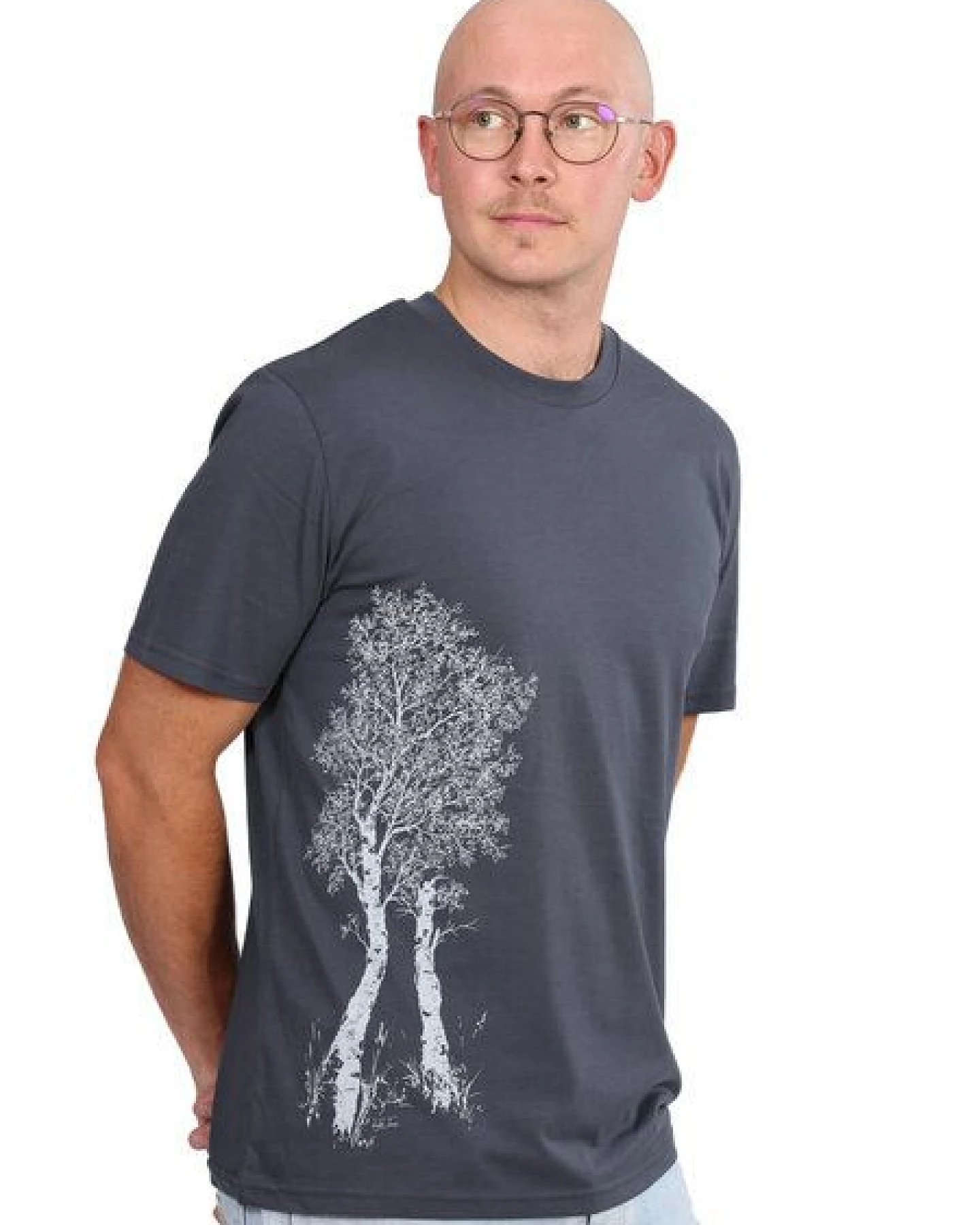 Life-Tree Organic Fairwear Shirt Men Birke – Ansicht 3
