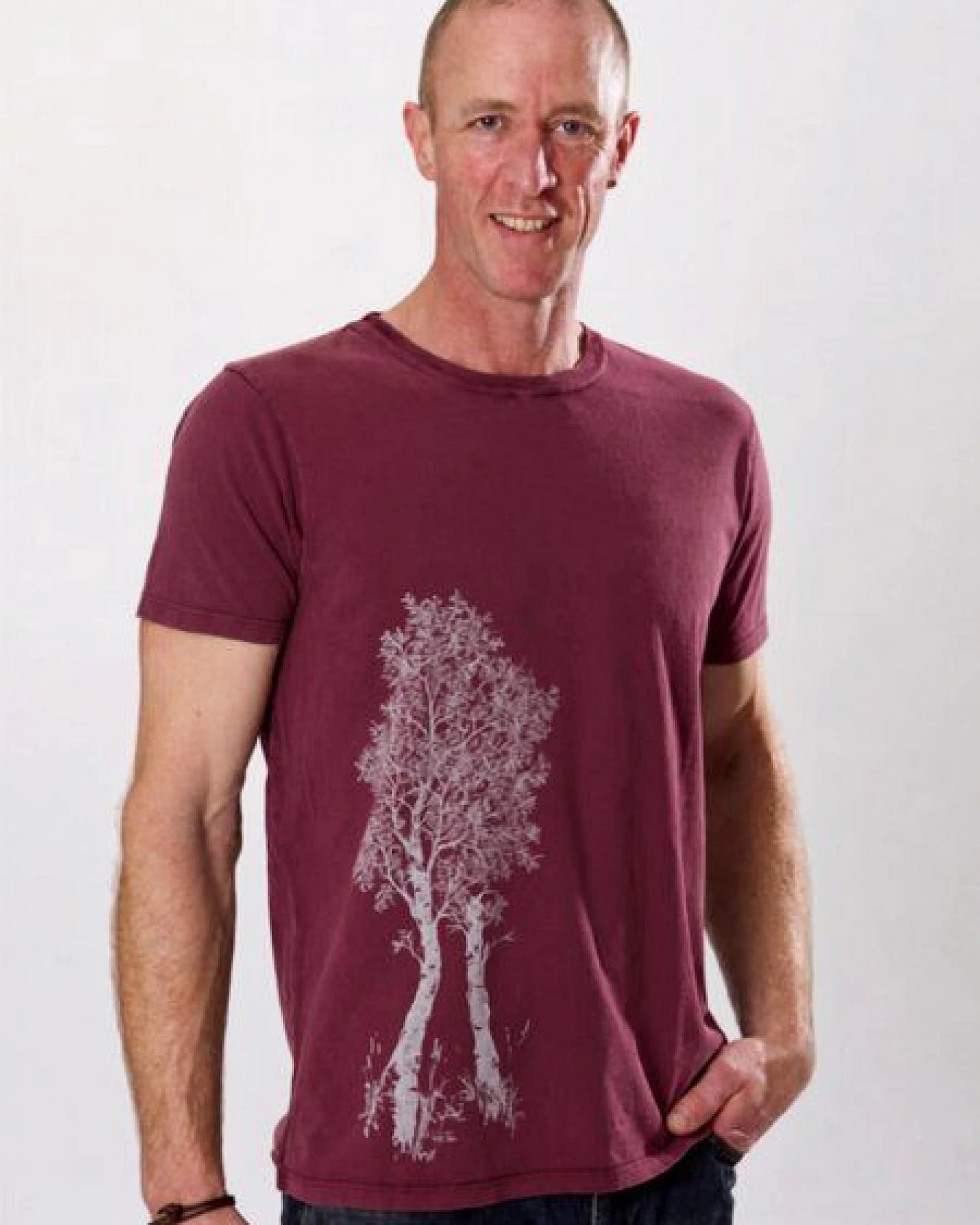 Life-Tree Organic Fairwear Shirt Men Birke – Ansicht 3