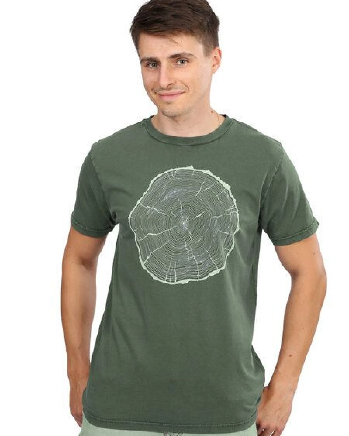 Life-Tree Organic Fairwear Shirt Men Fairwear Organic Stone BigSlice – Ansicht 4
