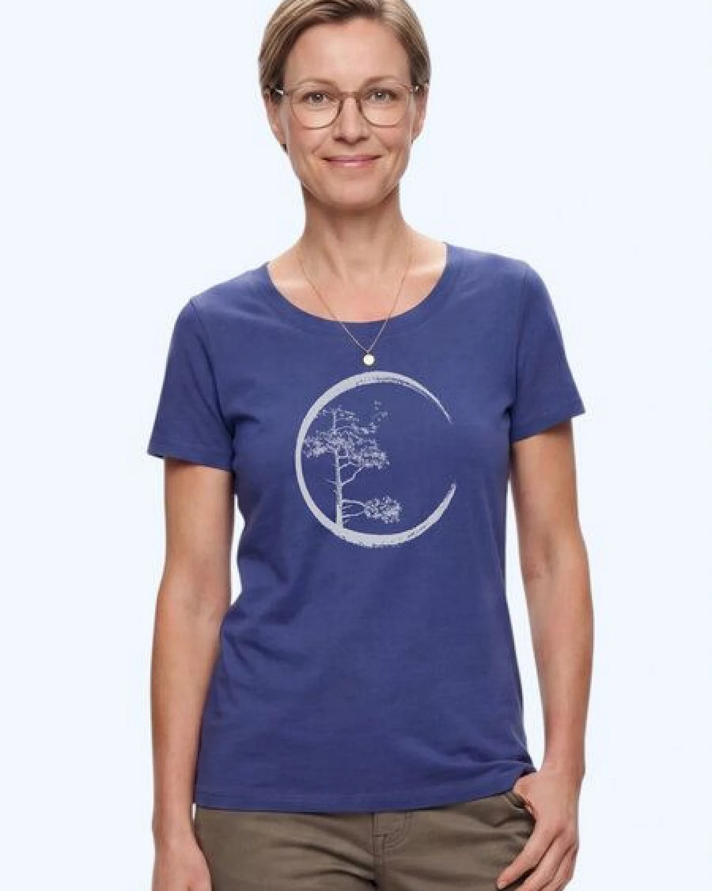 Life-Tree Organic Fairwear Shirt Women Fairwear Organic Dusk Circle – Ansicht 3