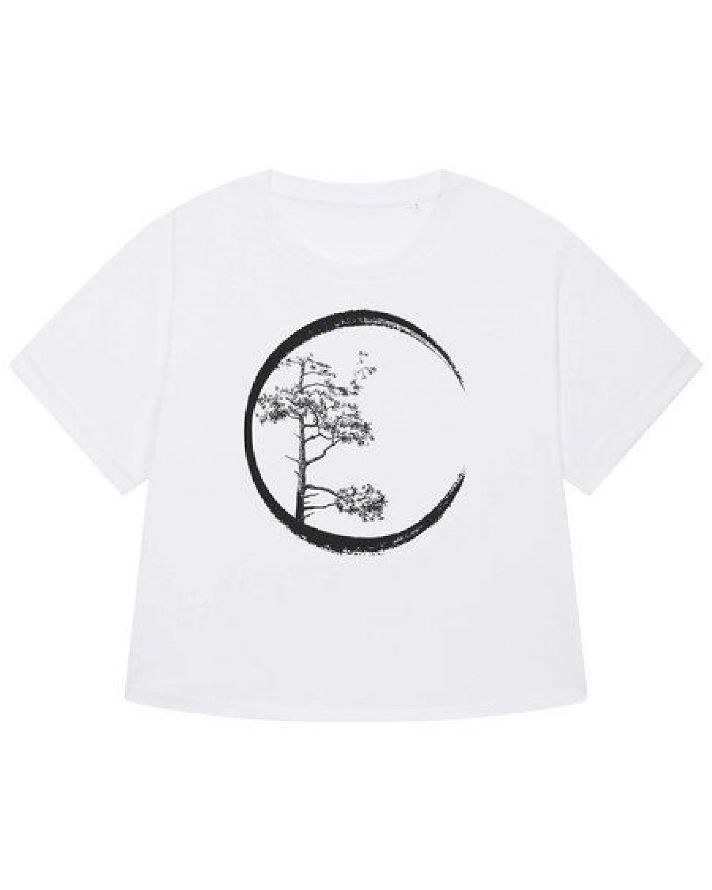 Life-Tree Organic Fairwear Shirt Women Fairwear Organic Oversized Circle – Ansicht 4
