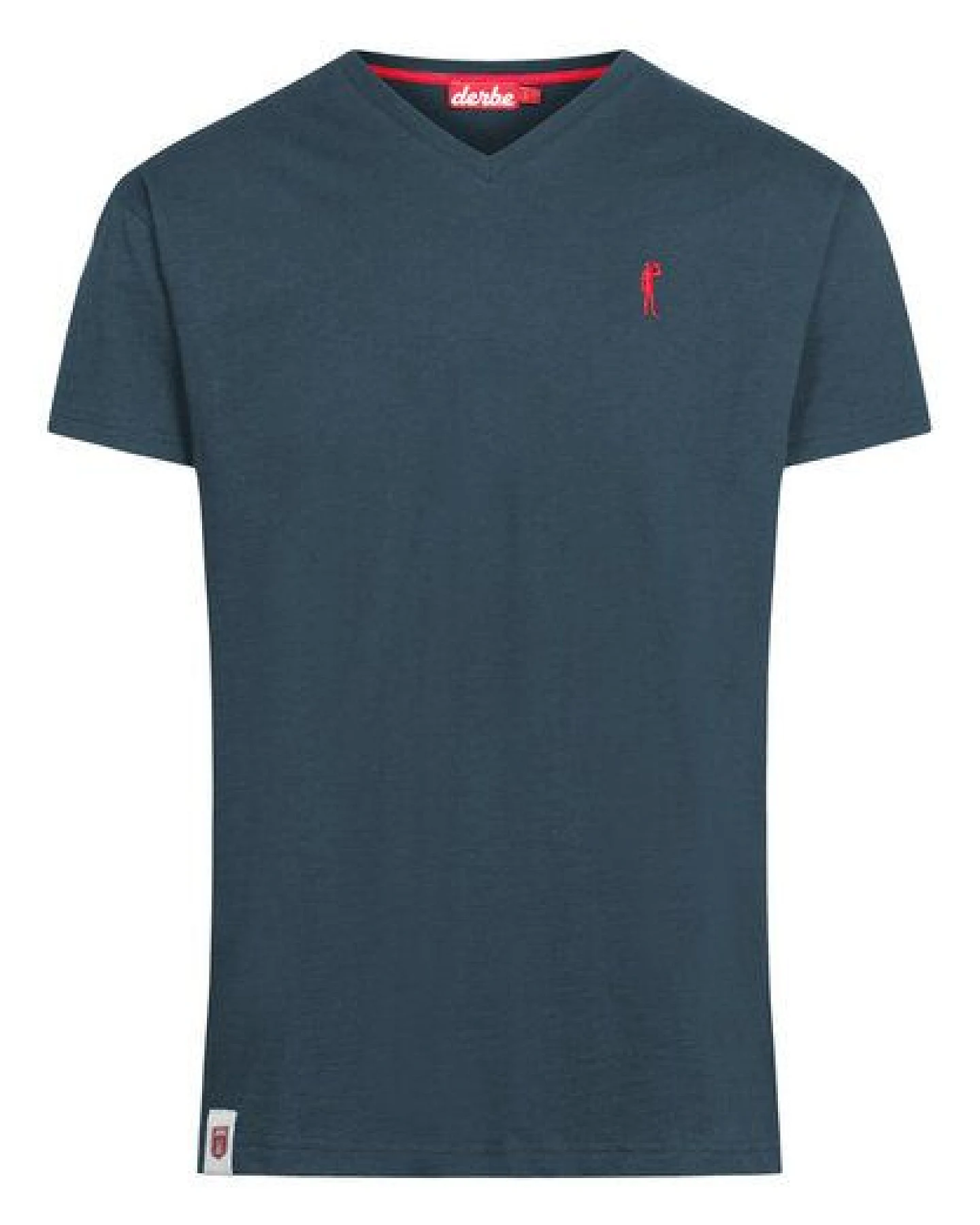 derbe Kurzarm T-shirt Print „Basic Kippes“ – Ansicht 2